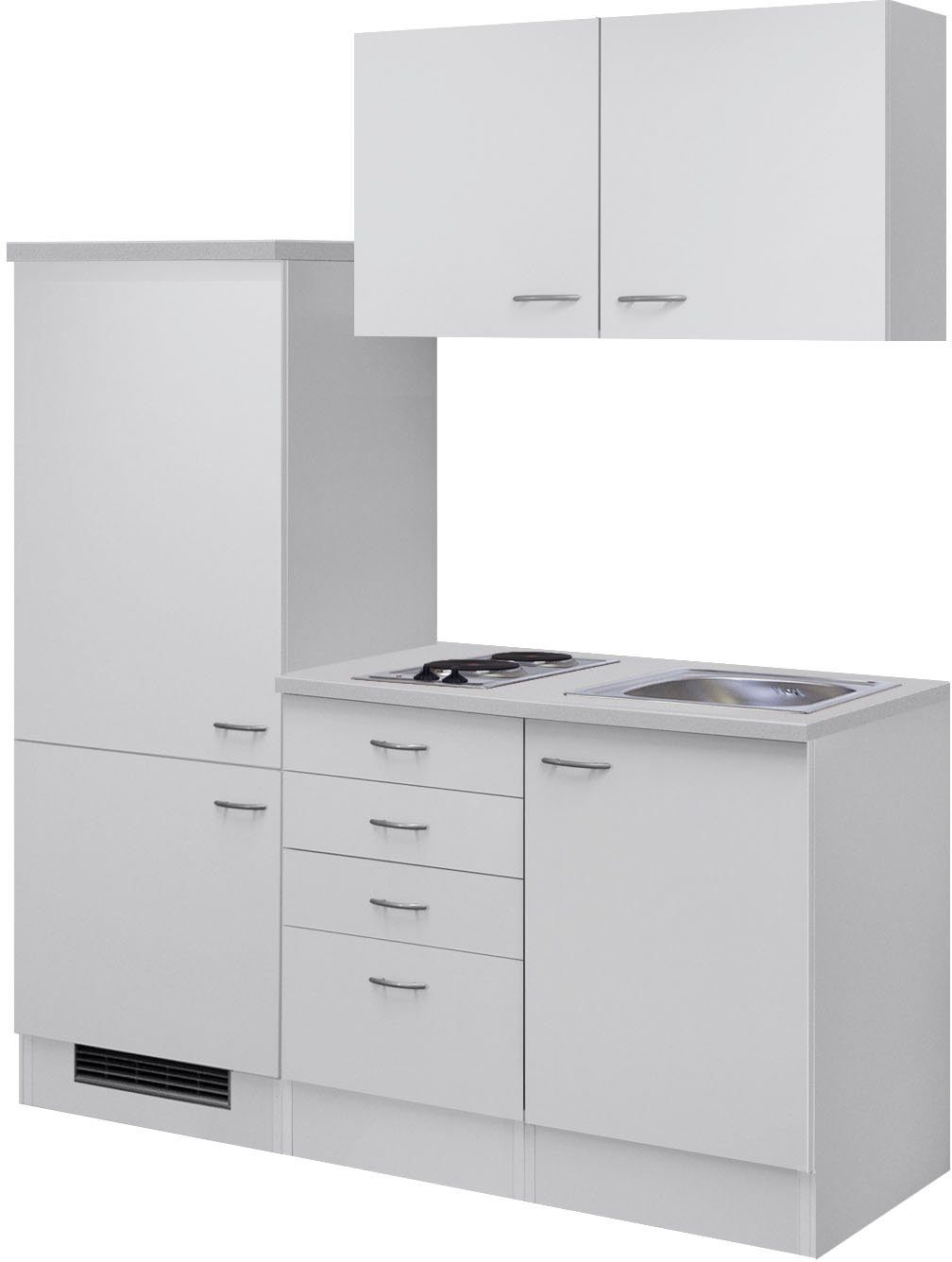 Flex-Well Küchenzeile Wito, Gesamtbreite 160 cm, mit Schubkastenschrank und Kochfeld etc.