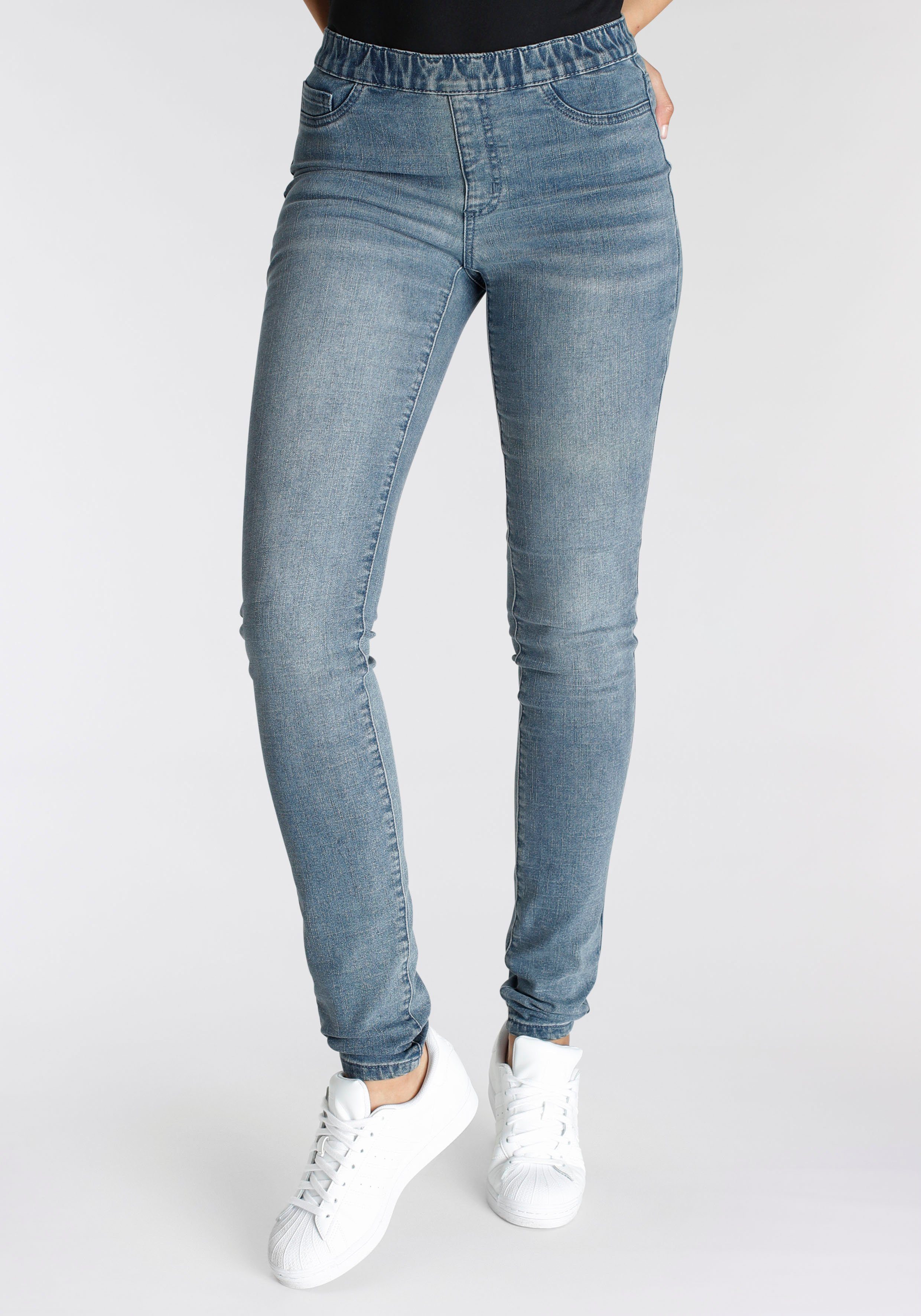 Arizona Jeansjeggings mit leichtem Thermo Effekt High Waist