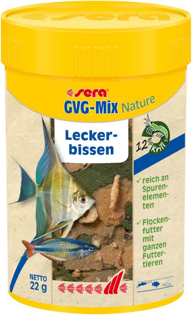 Aquariendeko sera GVG-Mix Nature Leckerbissen 250 ml