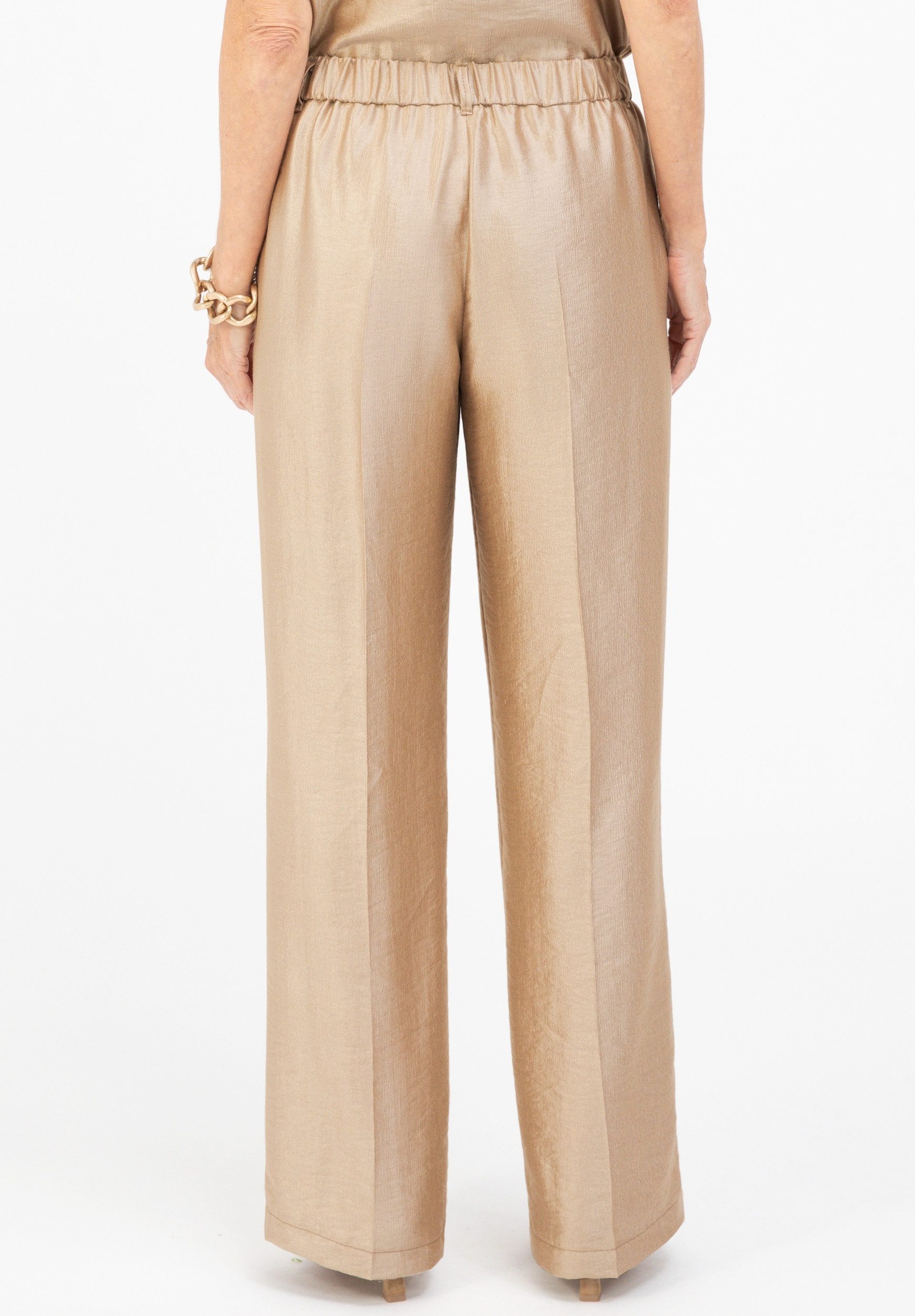 bianca Stoffhose PARIGI ? Elegante Stoffhose mit Glanz & Bügelfalte günstig online kaufen