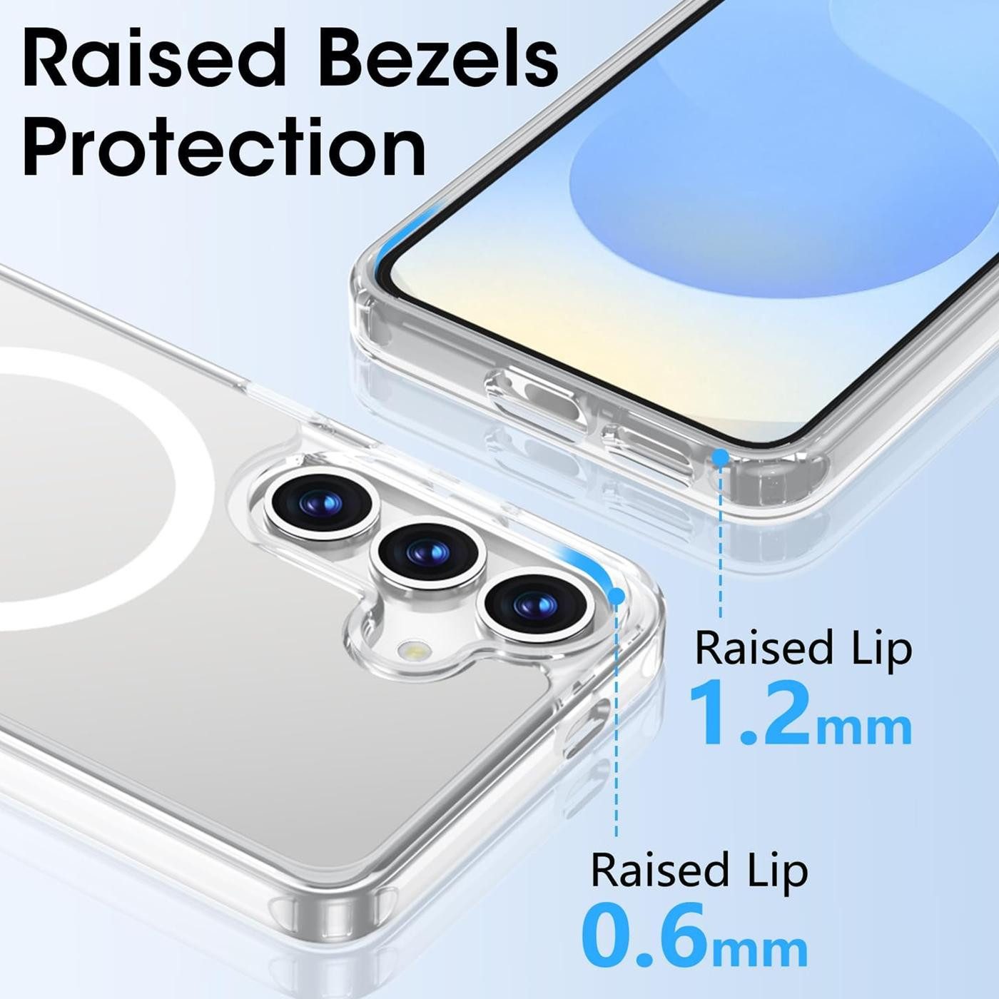 CoolGadget Handyhülle Premium Silikon Handy Case für Samsung Galaxy S26 6,3 Zoll, Hülle Transparent Schutzhülle kompatibel mit MagSafe Zubehör – Bild 2 von 5