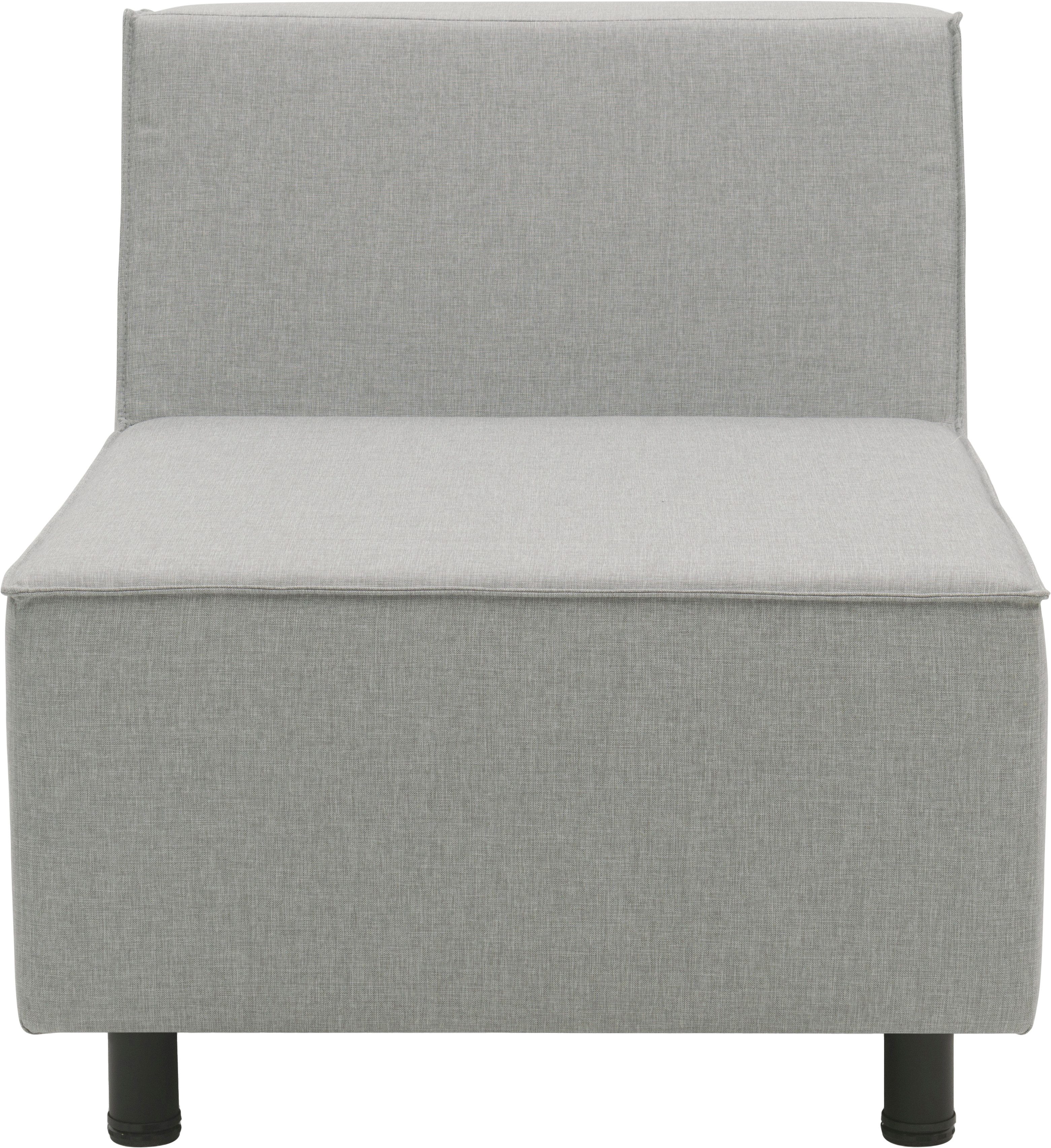 DOMO collection Sofaelement Sonna, individuell zusammenstellbar, Einzelelemente für Terrasse, Garten und Balkon, speziell für Outdoor