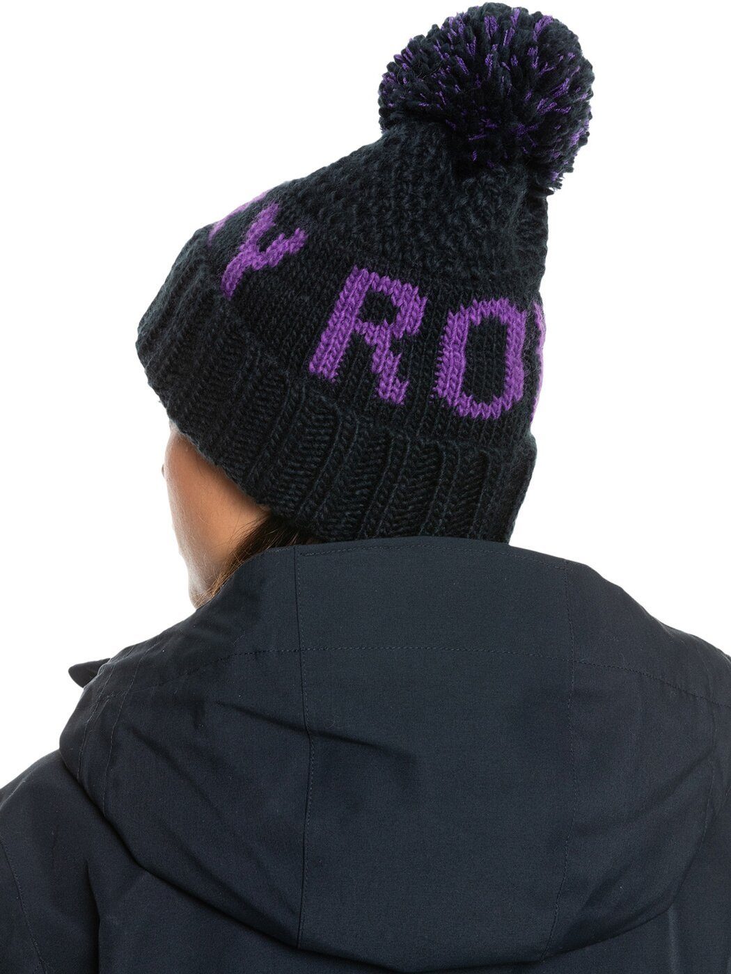 Roxy Strickmütze TONICBEANIE HDWR KVJ0 TRUE BLACK