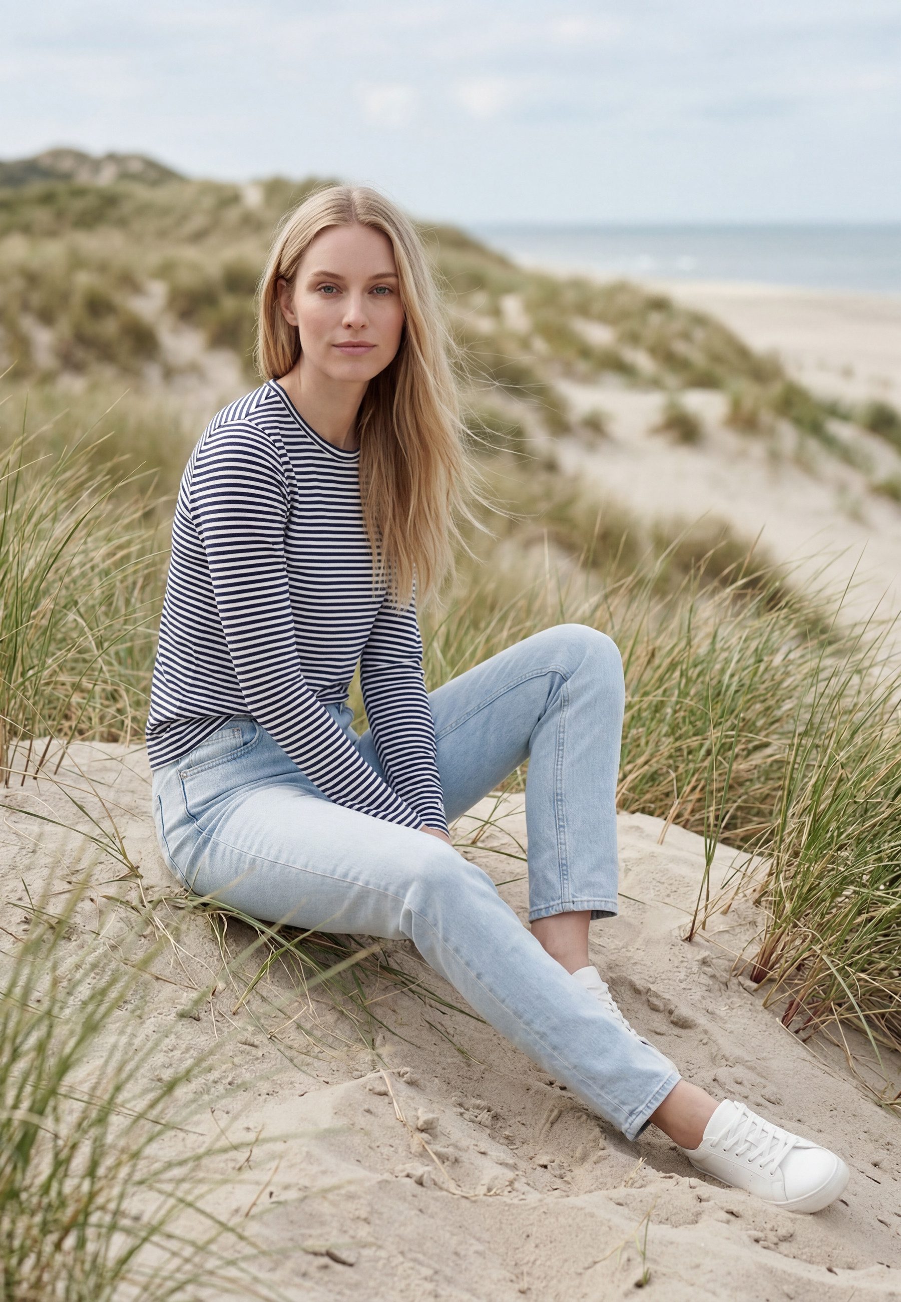 salzhaut Longsleeve ACHTERN Damen Relaxed-Fit Longsleeve Damen – gemütlich, frech, Küsten-Style pur!