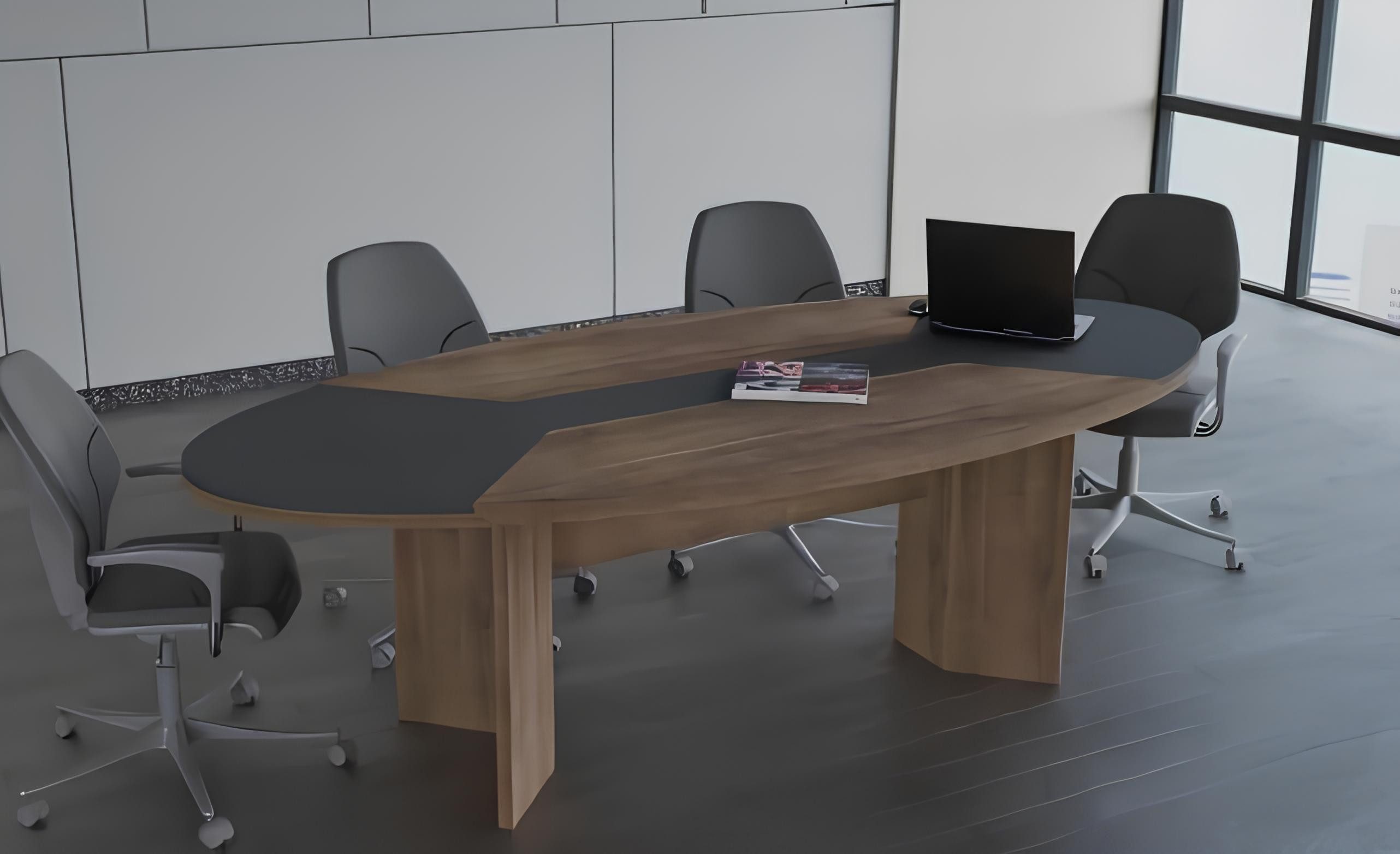 JVmoebel Konferenztisch Vielseitiger Besprechungstisch aus hochwertigem Holz für Meetings (1-St., Konferenztisch), Made in Europa