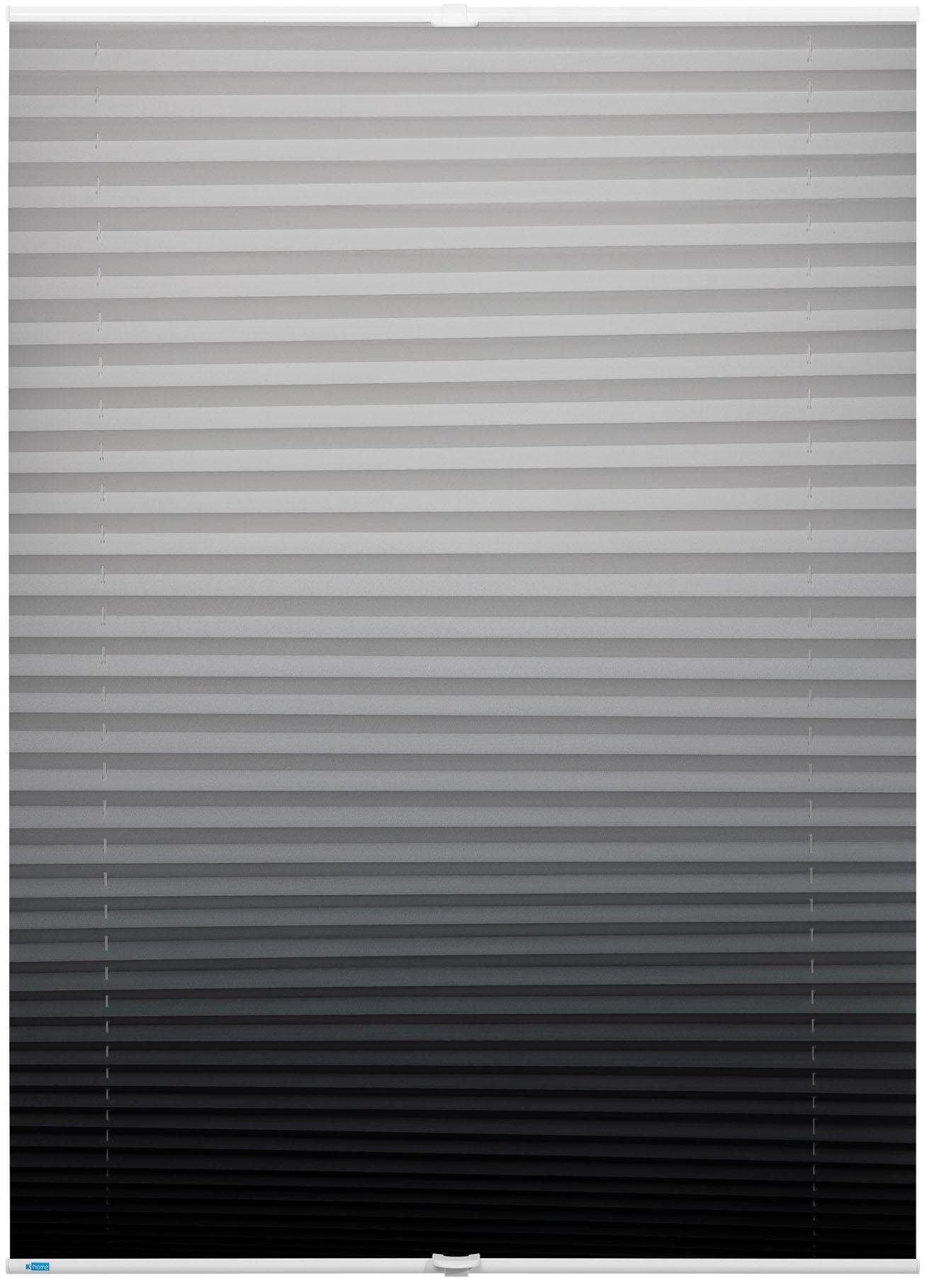 K-HOME Plissee Farbverlauf Sunrise, Lichtschutz, ohne Bohren, verspannt, Kl günstig online kaufen