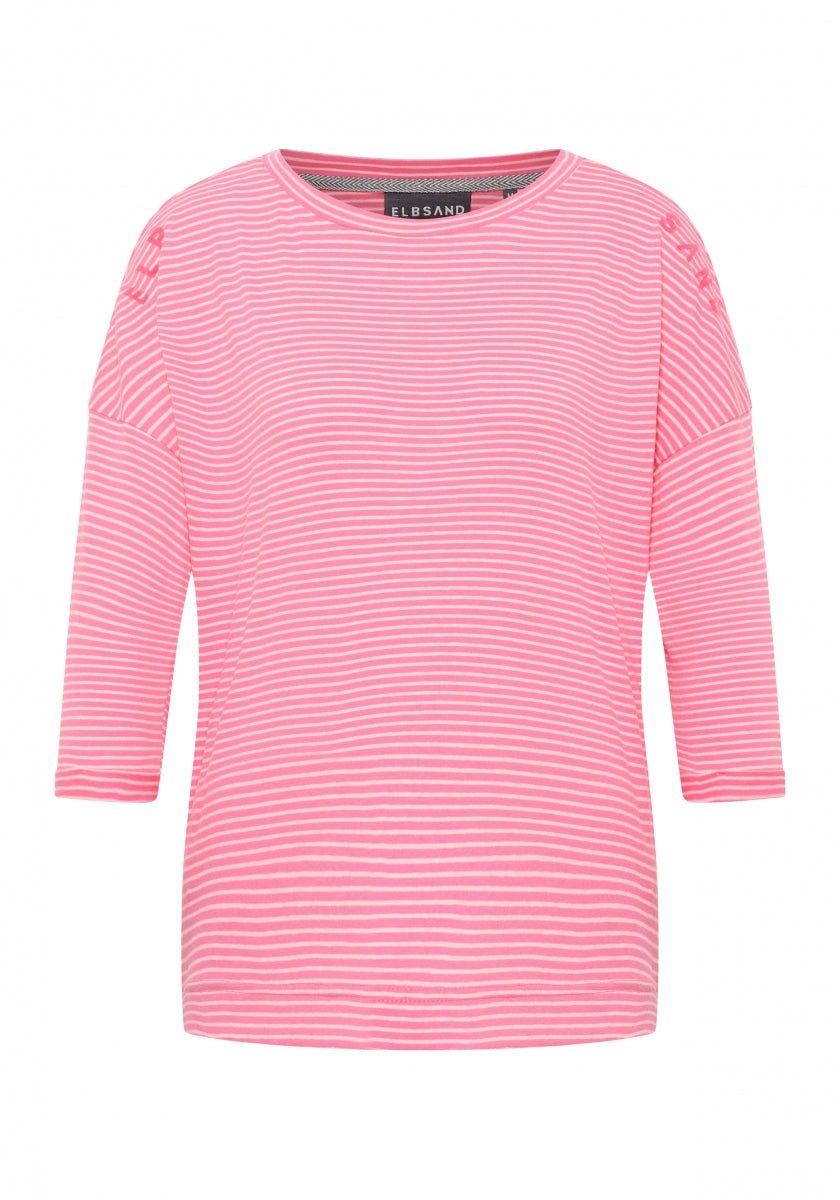 Elbsand 3/4-Arm-Shirt ESW_Veera_T-Shirt_3/4 slve SODA PINK günstig online kaufen