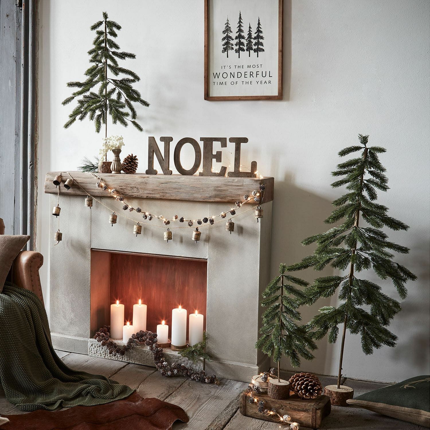Mirabeau Künstlicher Weihnachtsbaum Weihnachtsbaum 3er Set Lorin grün, none
