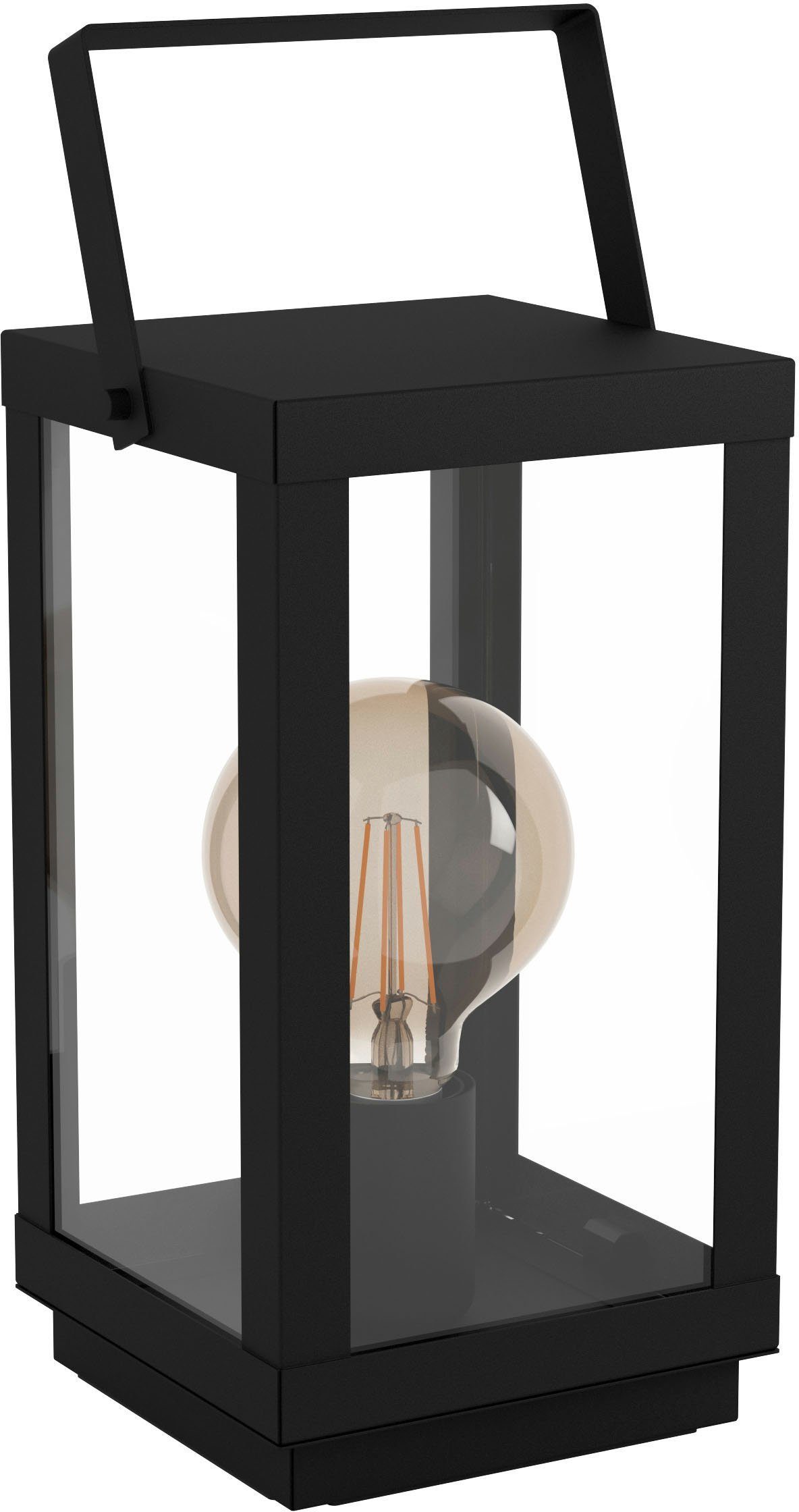 EGLO Tischleuchte BRADFORD 1, Leuchtmittel wechselbar, ohne Leuchtmittel, Tischleuchte, Nachttischlampe,Wohnzimmerlampe, Lampe, E27 Fassung | Tischlampen