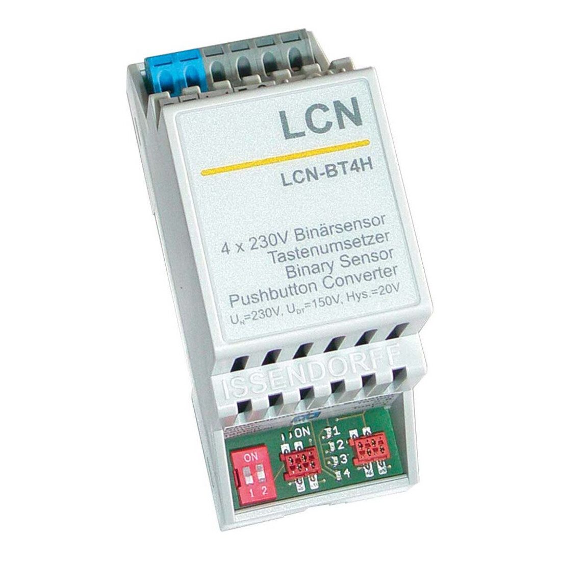LCN Zylinder Issendorff Tasten-/Binärsensor 4-f. 230V f.Hutschi. LCN - BT4H