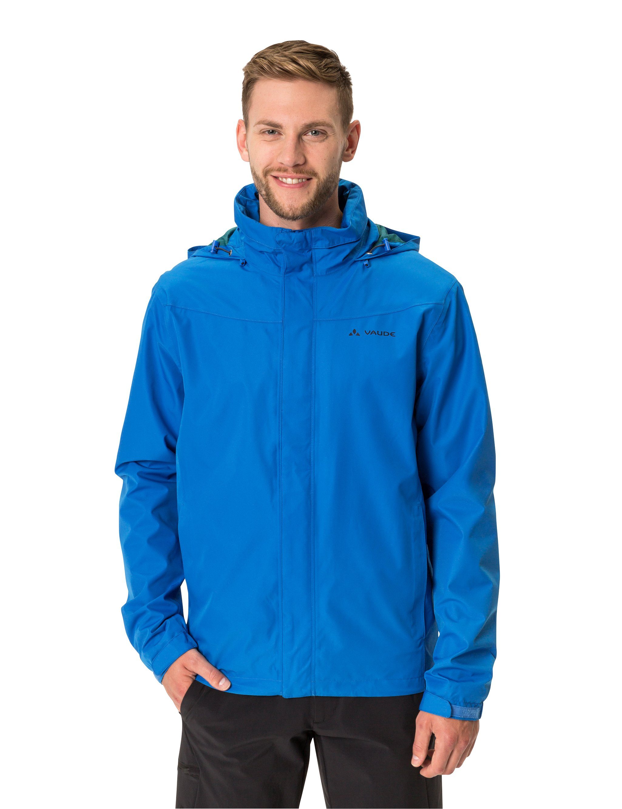 Jacket VAUDE Outdoorjacke Light Men's Bike Klimaneutral kompensiert blue Escape radiate (1-St)