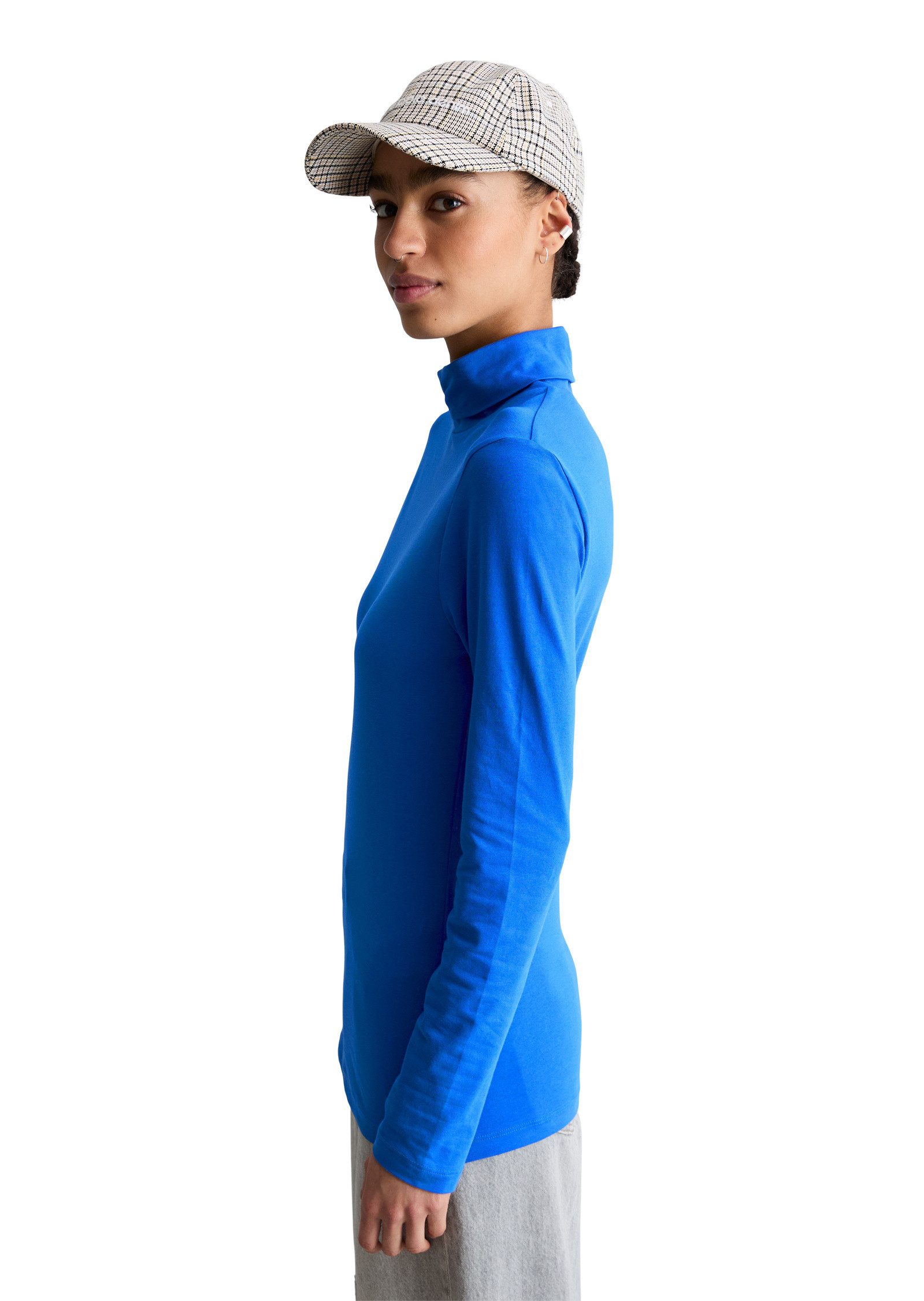 Marc O'Polo DENIM Langarmshirt aus elastischem Single Jersey günstig online kaufen