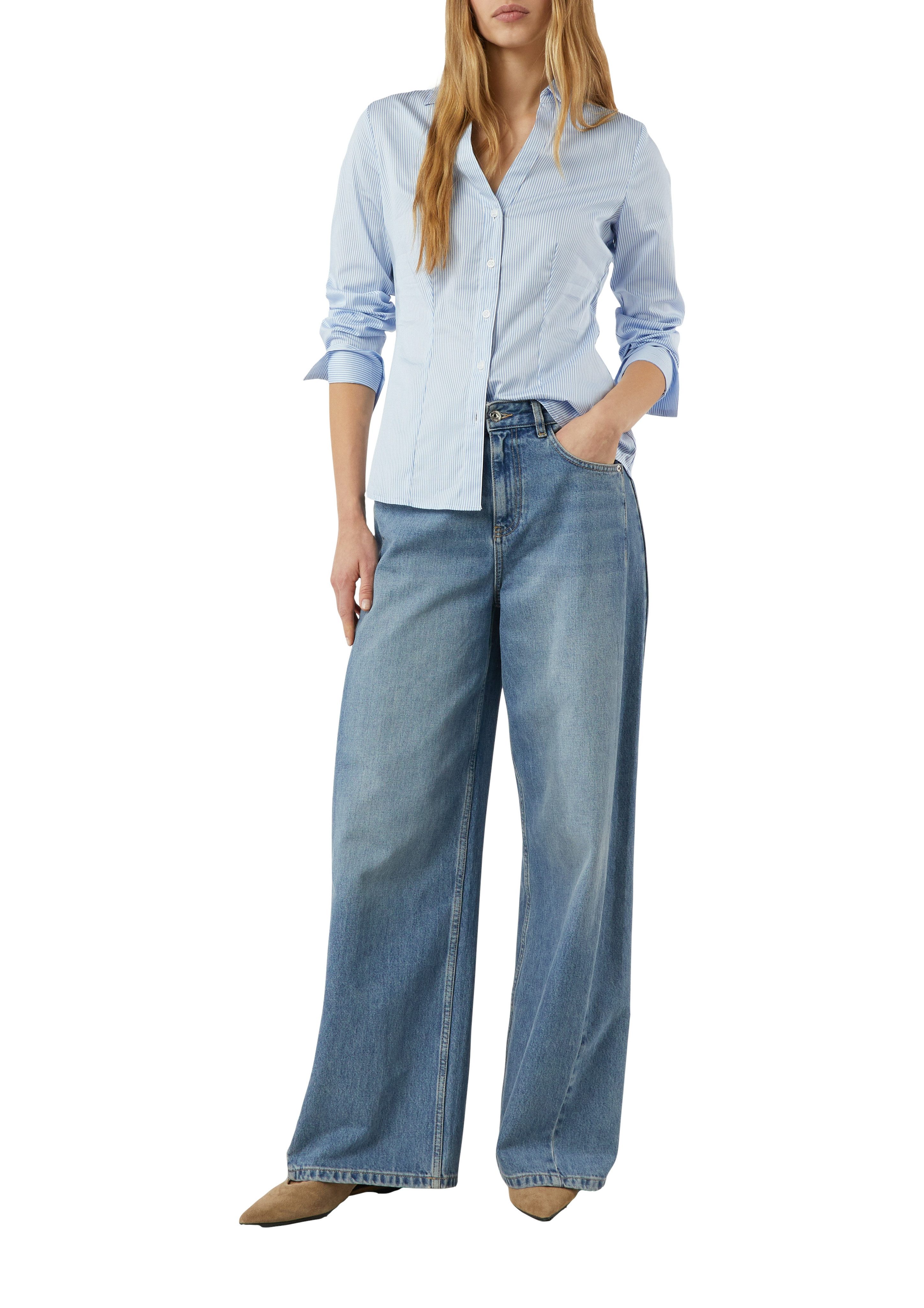 comma Hemdbluse im Streifen-Design günstig online kaufen