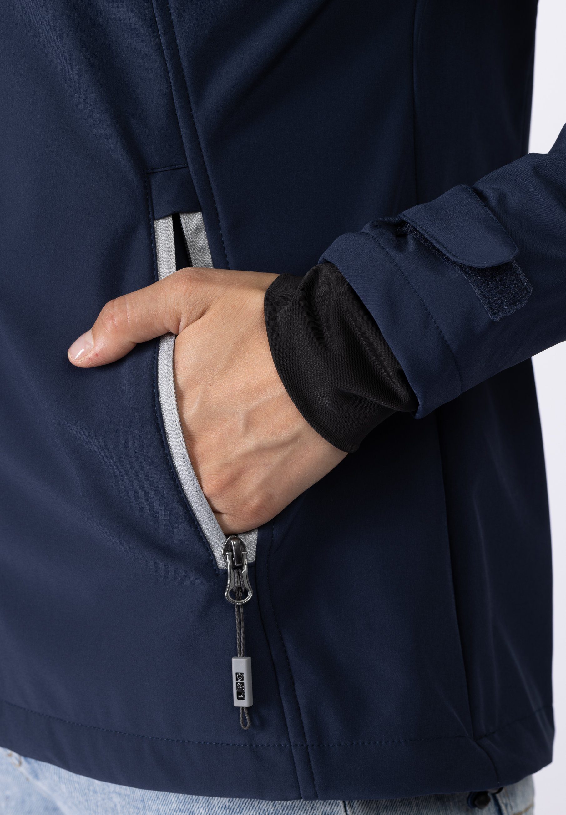 DEPROC Active Softshelljacke SILA CS Women Funktionsjacke, Outdoorjacke, Wetterjacke