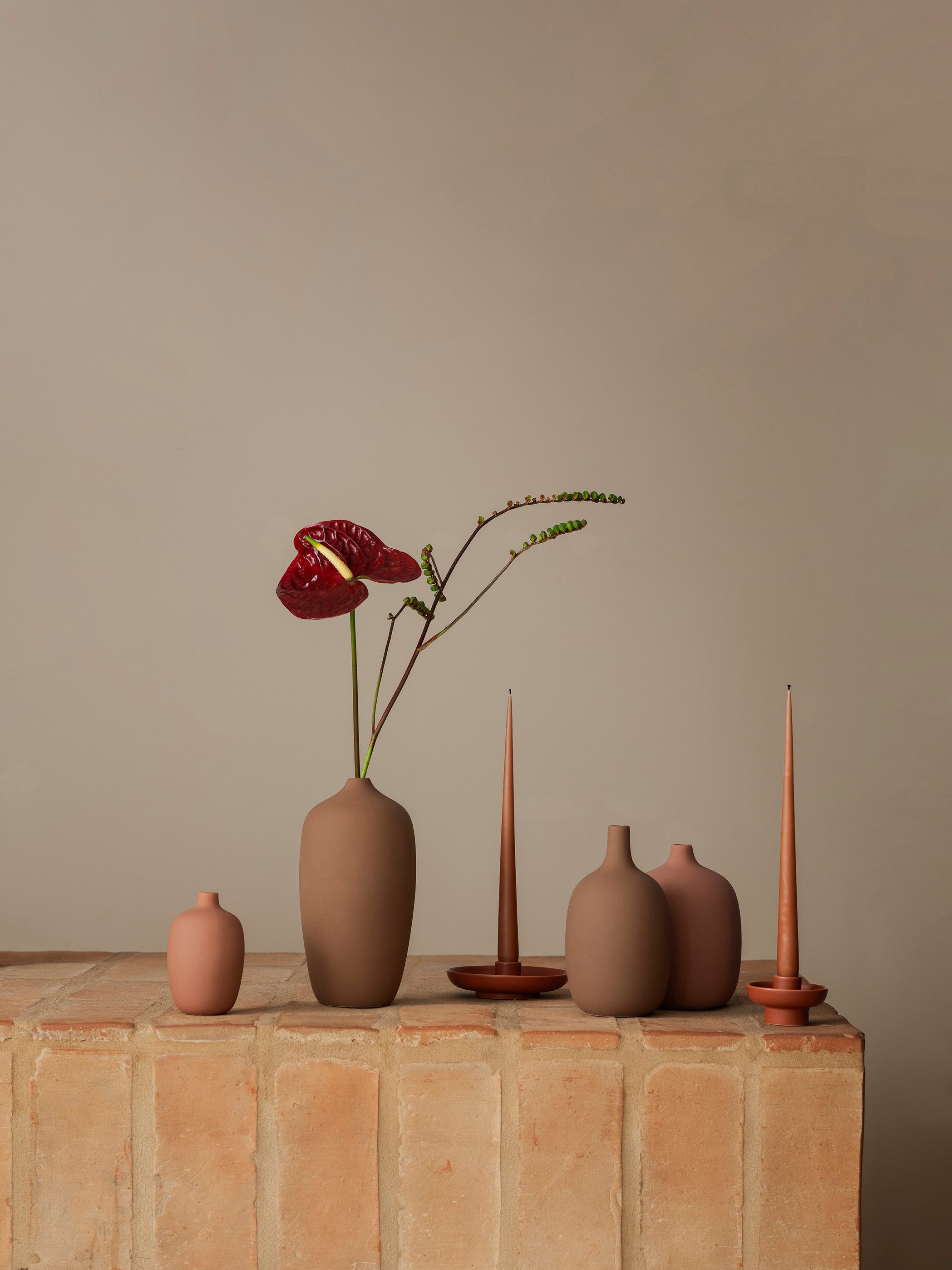 blomus Dekovase -CEOLA- Designer-Vasen: Hochwertige Keramik mit matter Ober günstig online kaufen