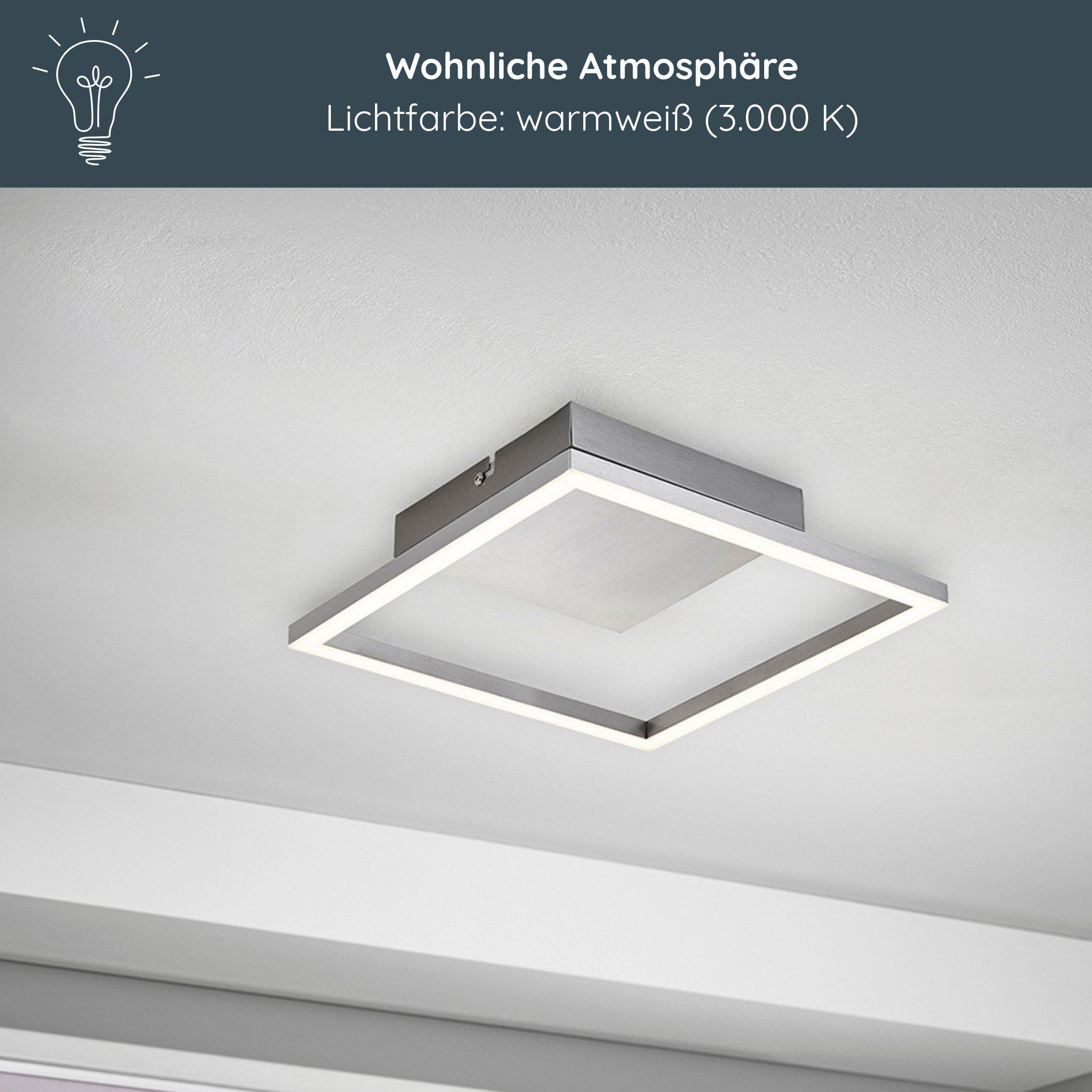 MeLiTec LED Deckenleuchte D125, LED wechselbar, günstig online kaufen