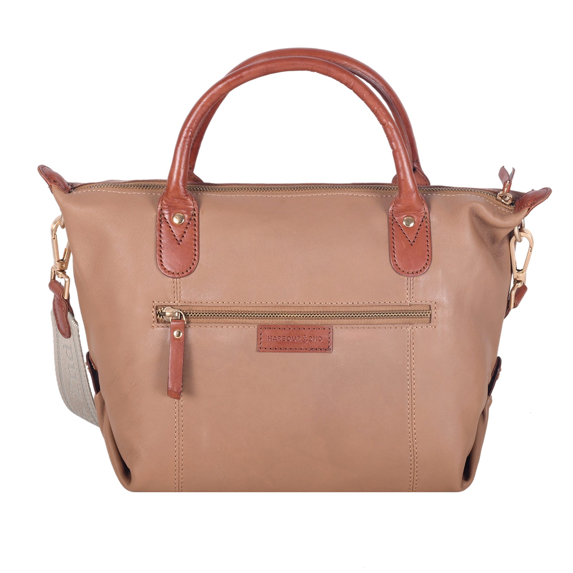 HARBOUR 2nd Handtasche, Damen Henkeltasche, Umhängetasche mit dekorativem Anhänger
