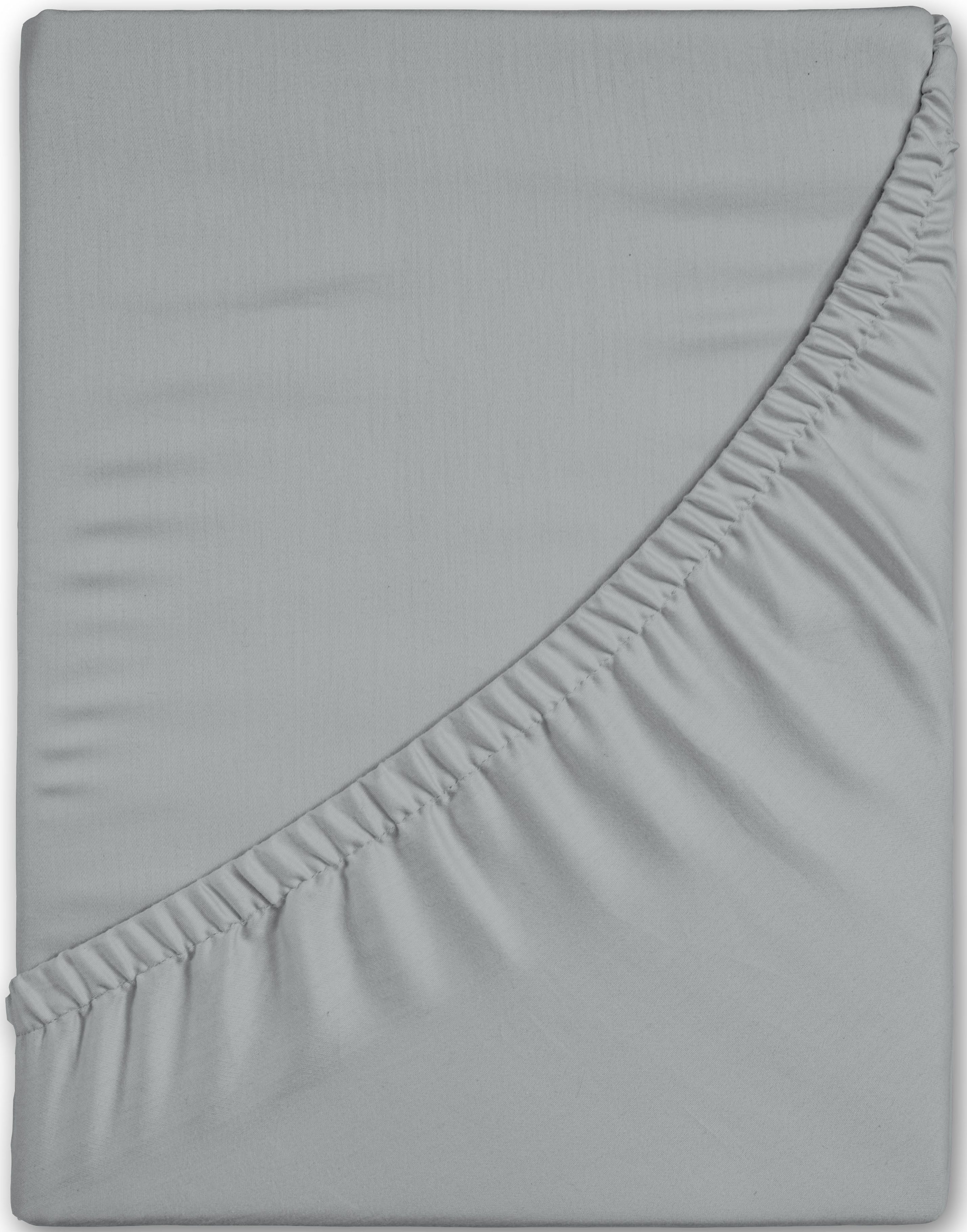 good morning Spannbettlaken Renforcé Good Morning, Renforcé, Gummizug: rundum, (1 Stück), 100% Baumwolle, Renforcé, Rundumgummi, bis 25 cm höhe, 80x200, Weiß