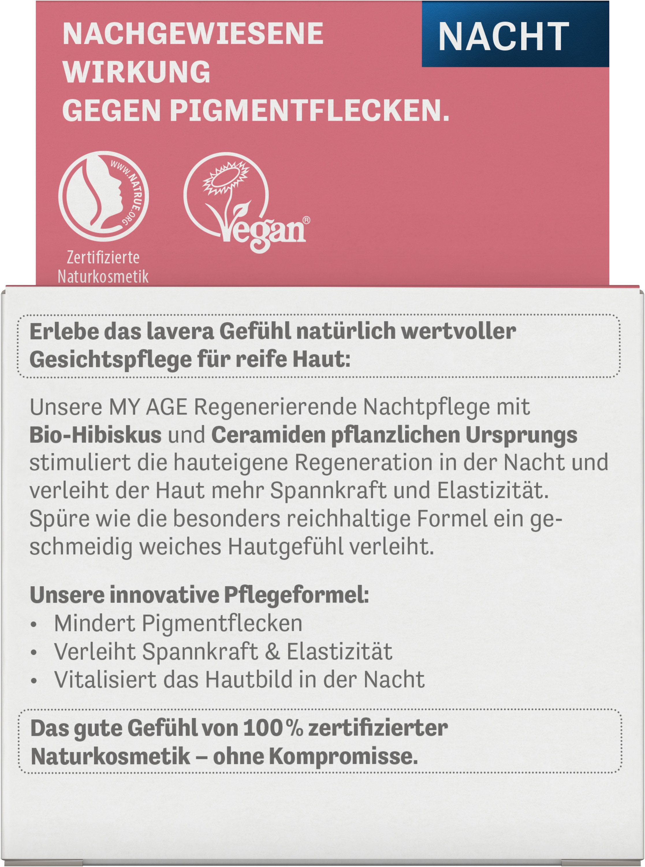 lavera Bio-Regenerierende-Nachtcreme "MY AGE", 50 ml – Bild 5 von 5