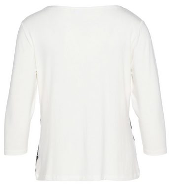 Pure Shape Pyjama Shirt & Hose elastisch (Set, 2-teilig) mit Spitzeneinsatz