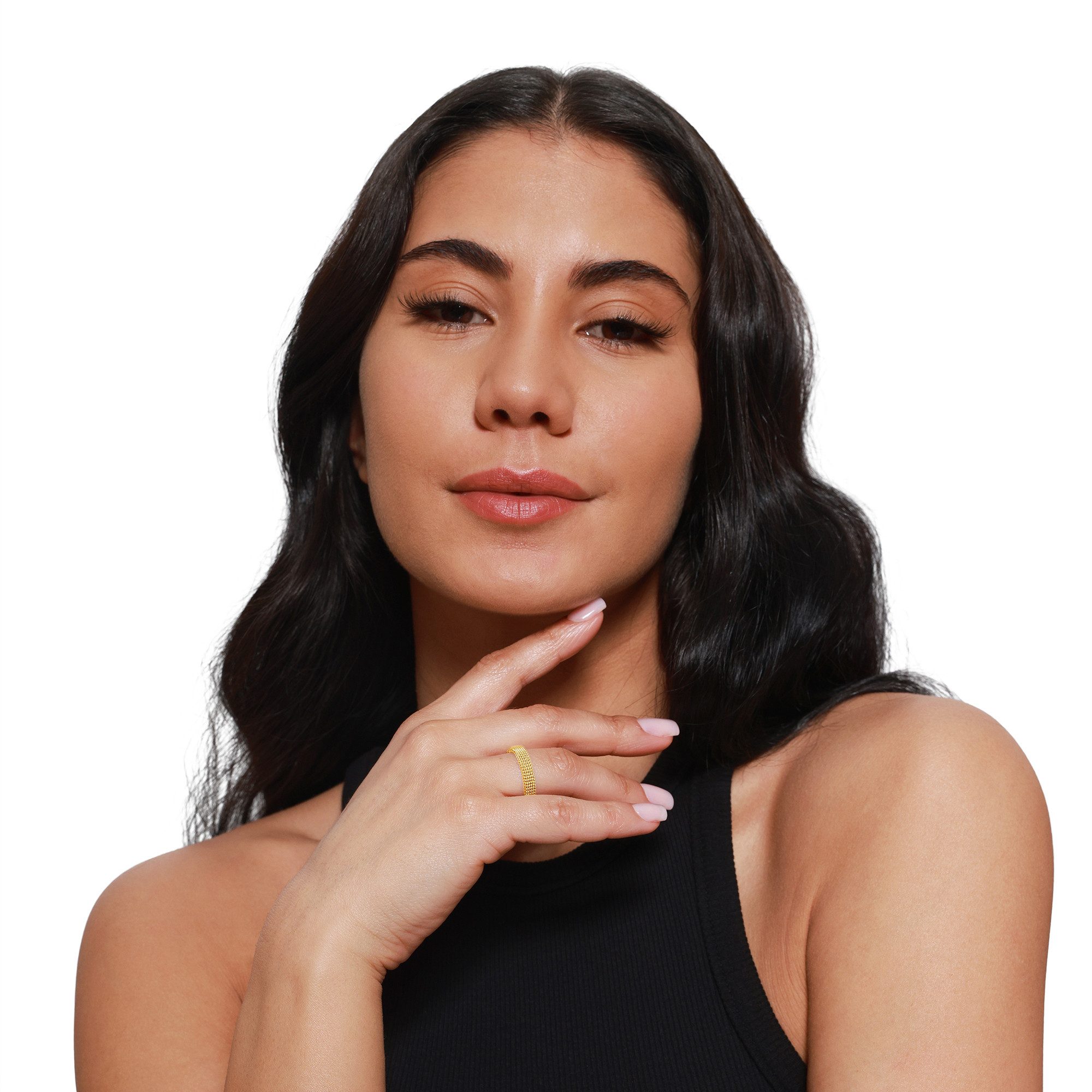 Heideman Fingerring Sarah goldfarben (Ring, 1-tlg., inkl. Geschenkverpackun günstig online kaufen