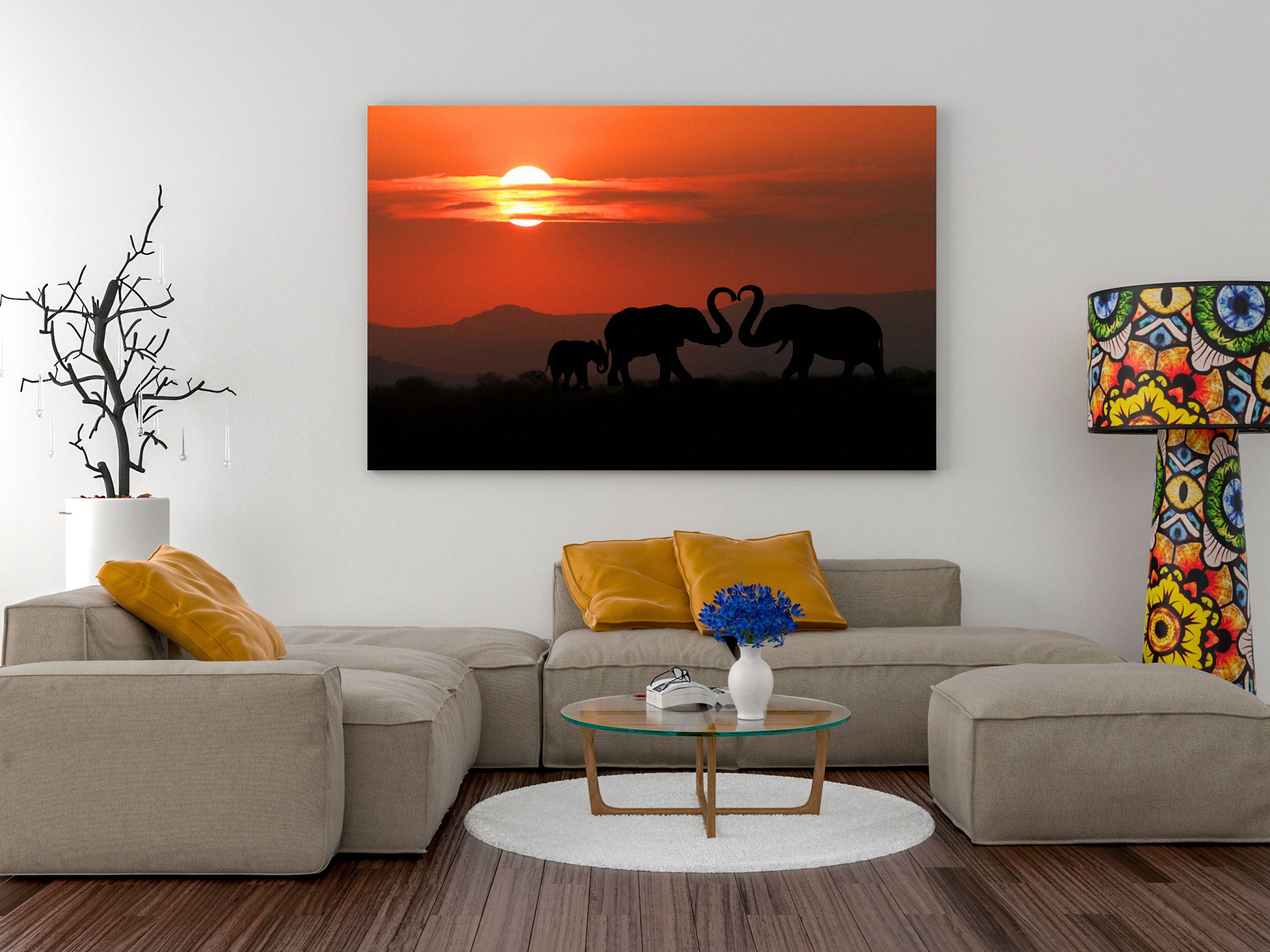 Basera® Wandbild Leinwandbild c-B-0364-b-a