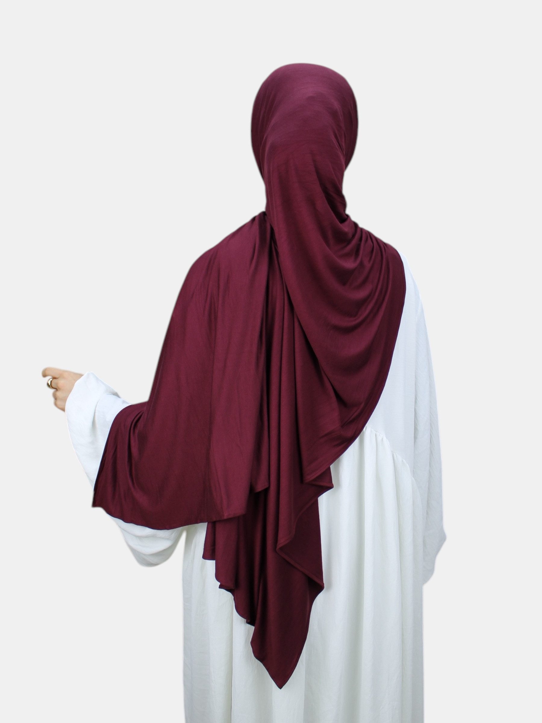 Aymasal Kopftuch XXL Jersey Luxury Hijab Kopftuch Scarf Schal Extra lang 19 günstig online kaufen