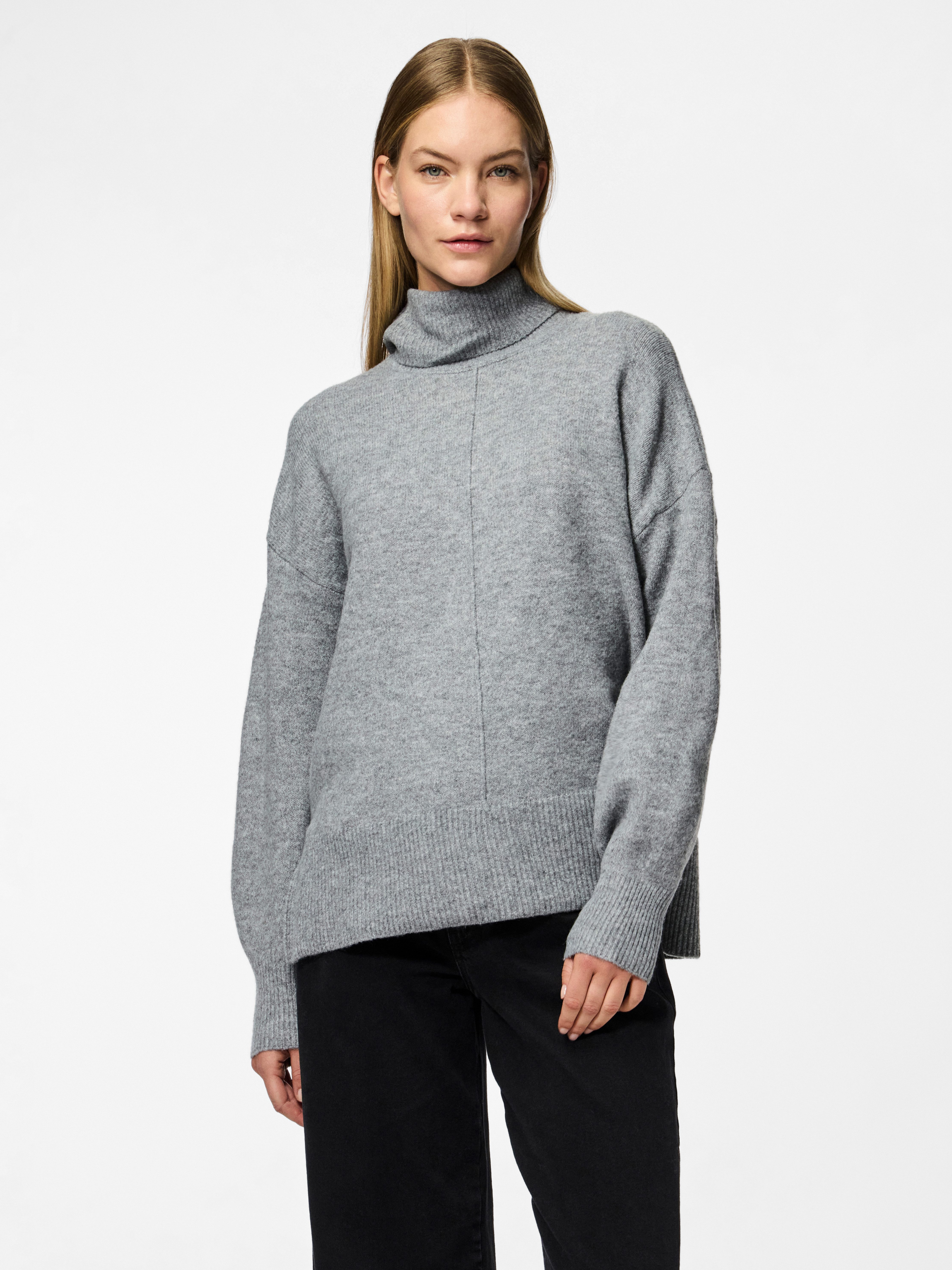 pieces Rollkragenpullover PCMALOU LS ROLLNECK KNIT günstig online kaufen