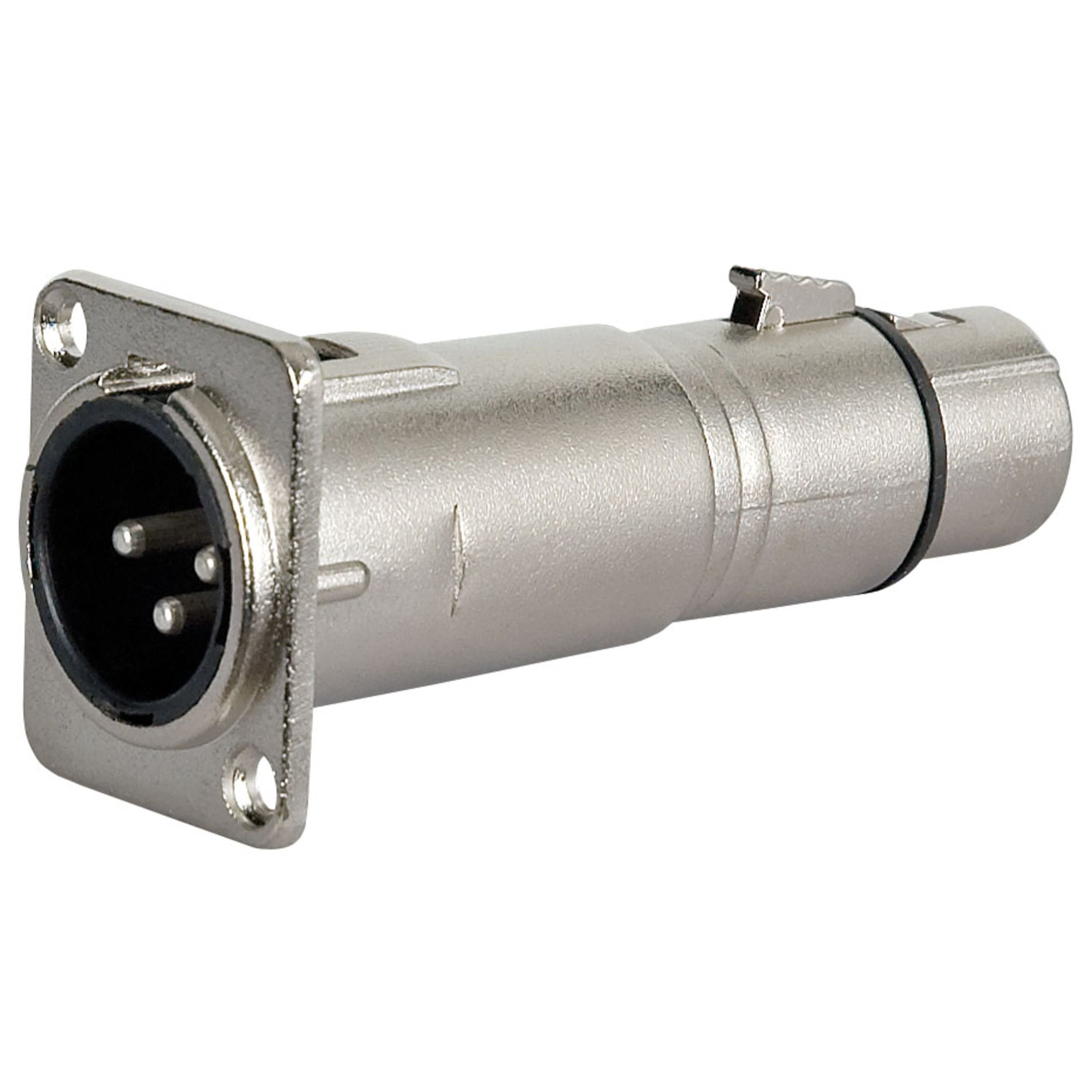 DAP Adapter, FLA51 Chassis 3-pol. XLR male - XLR female - Steckater