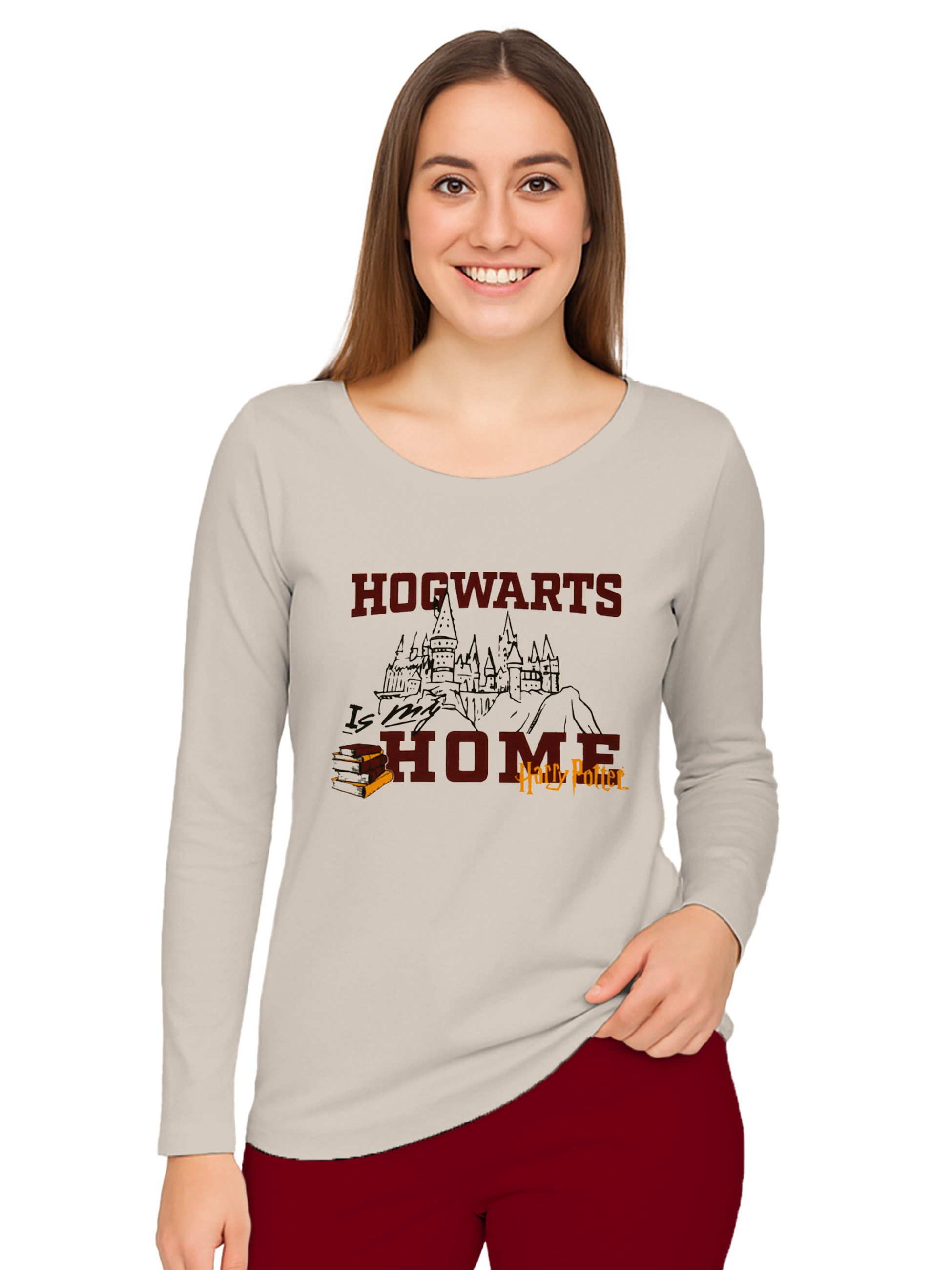 United Labels® Schlafanzug Harry Potter Schlafanzug Hogwarts is my Home Pyjama Set