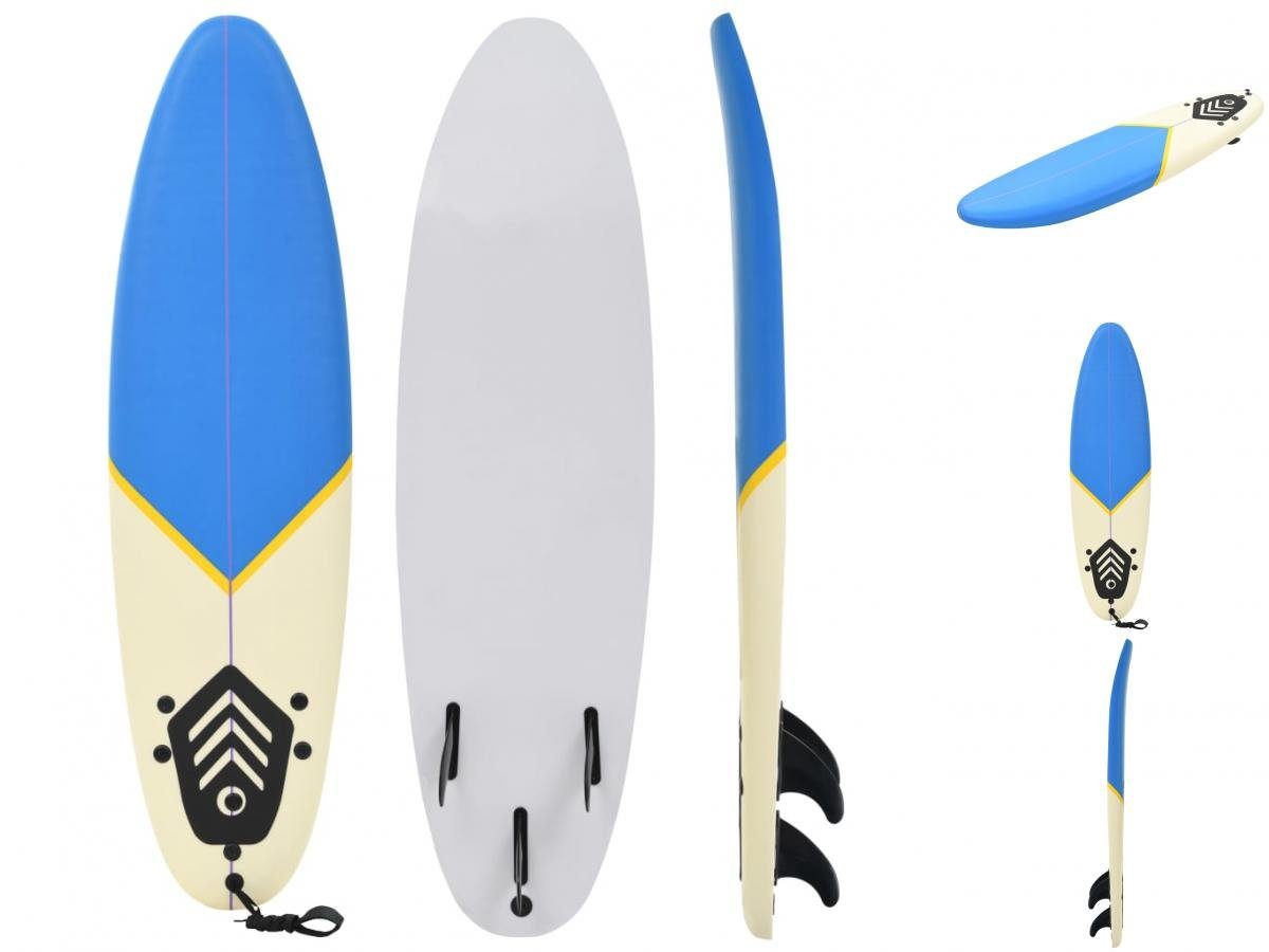 DOTMALL vidaXL Schlauchboot Surfbrett 170 cm Blau und Creme