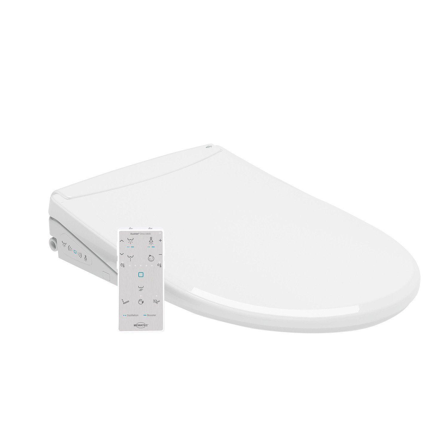 MEWATEC Dusch-WC-Sitz Ohio O800 in V-Form mit Fernbedienung Typ 2