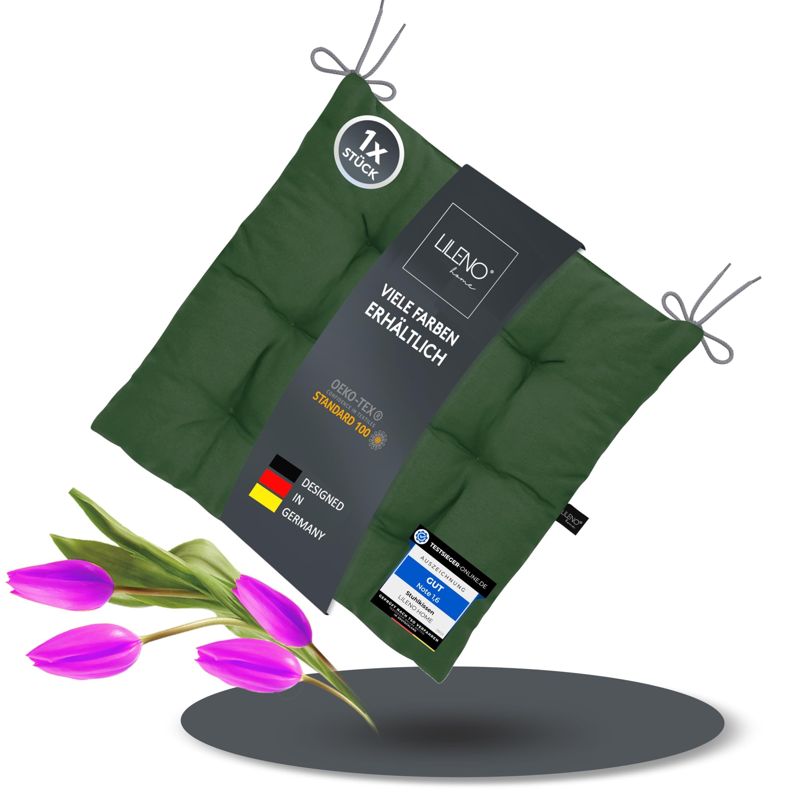 LILENO HOME Stuhlkissen Sitzkissen für Gartenstuhl, günstig online kaufen