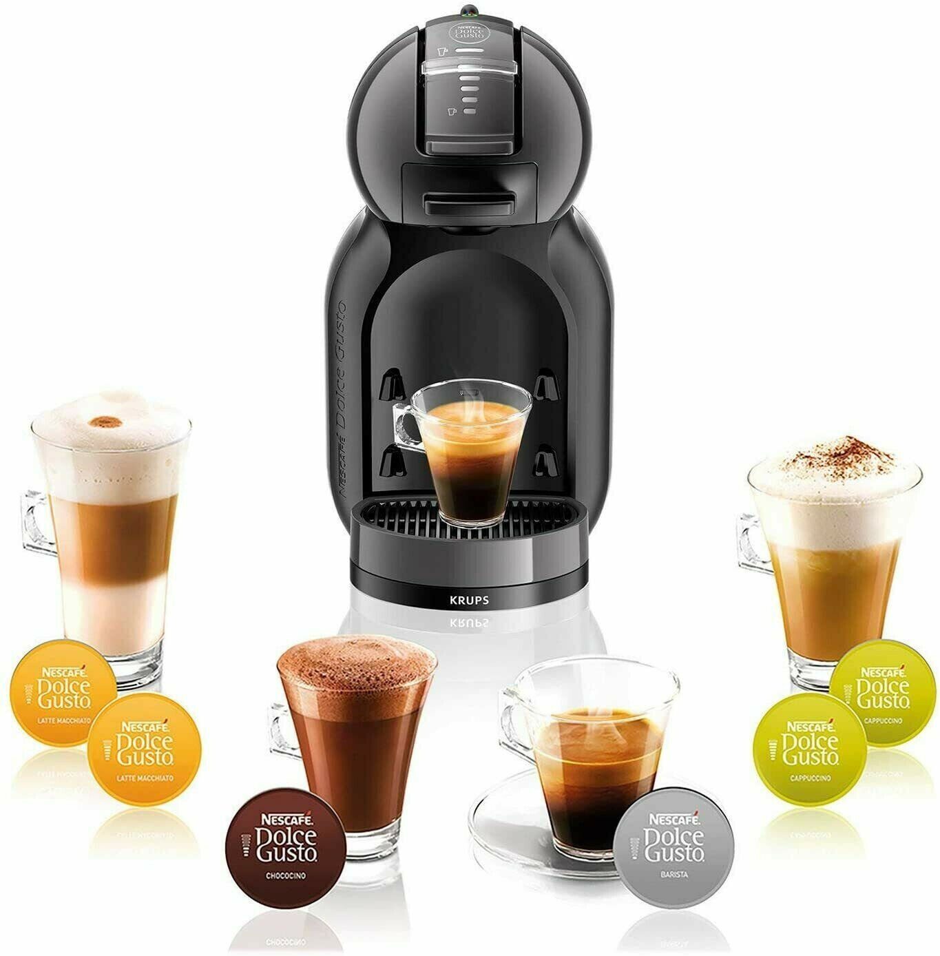 Krups Kaffeepadmaschine Nescafé Dolce Gusto Mini Me, 0.8l Kaffeekanne