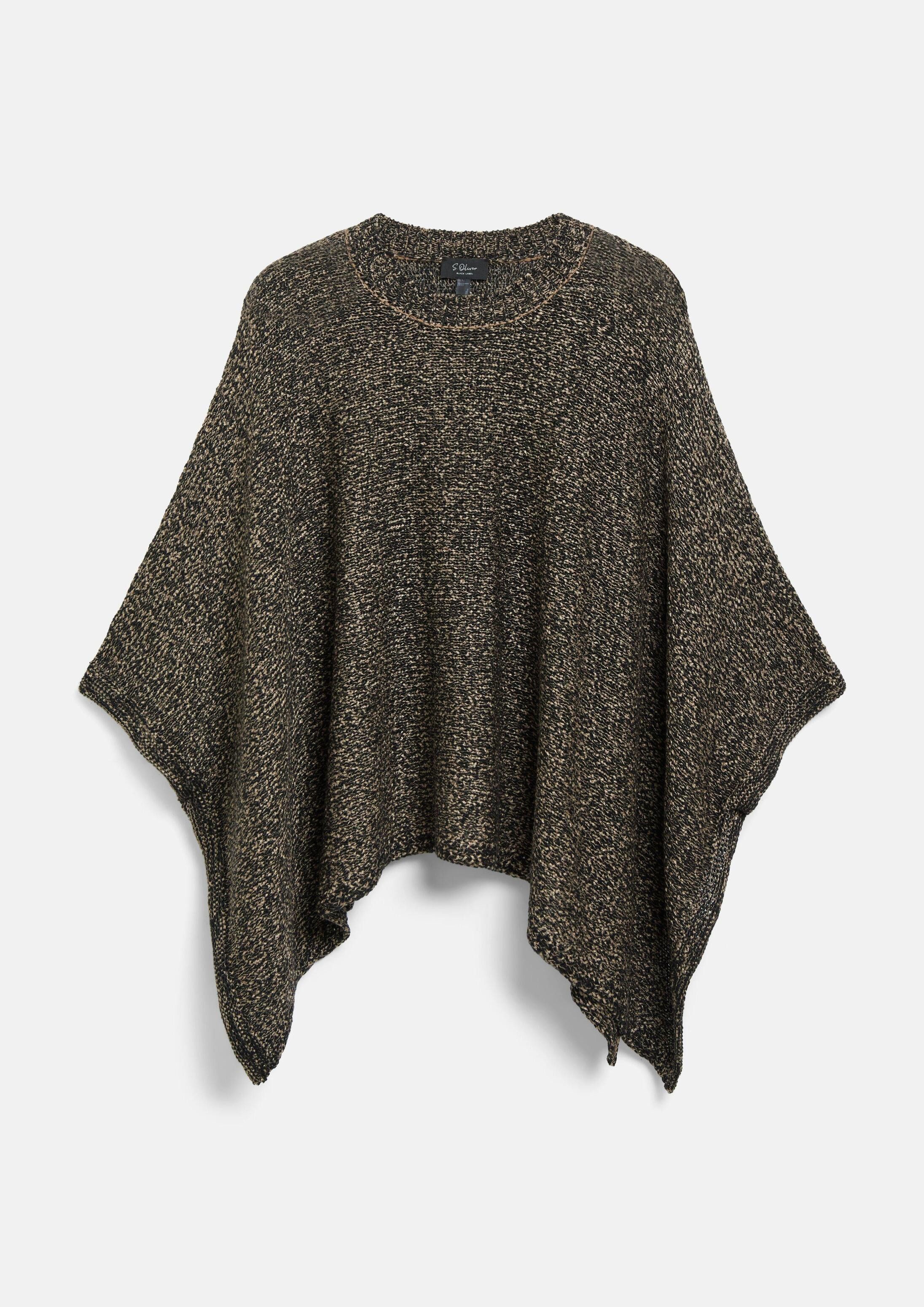 s.Oliver Poncho Strickjacke Strickjacke
