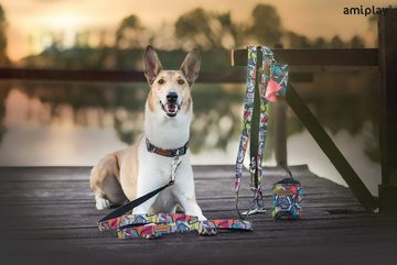 amiplay Hundeleine Adventure, Stoff auf Polypropylen-Gurtband (Führleine), Klassische Hundeleine ADVENTURE