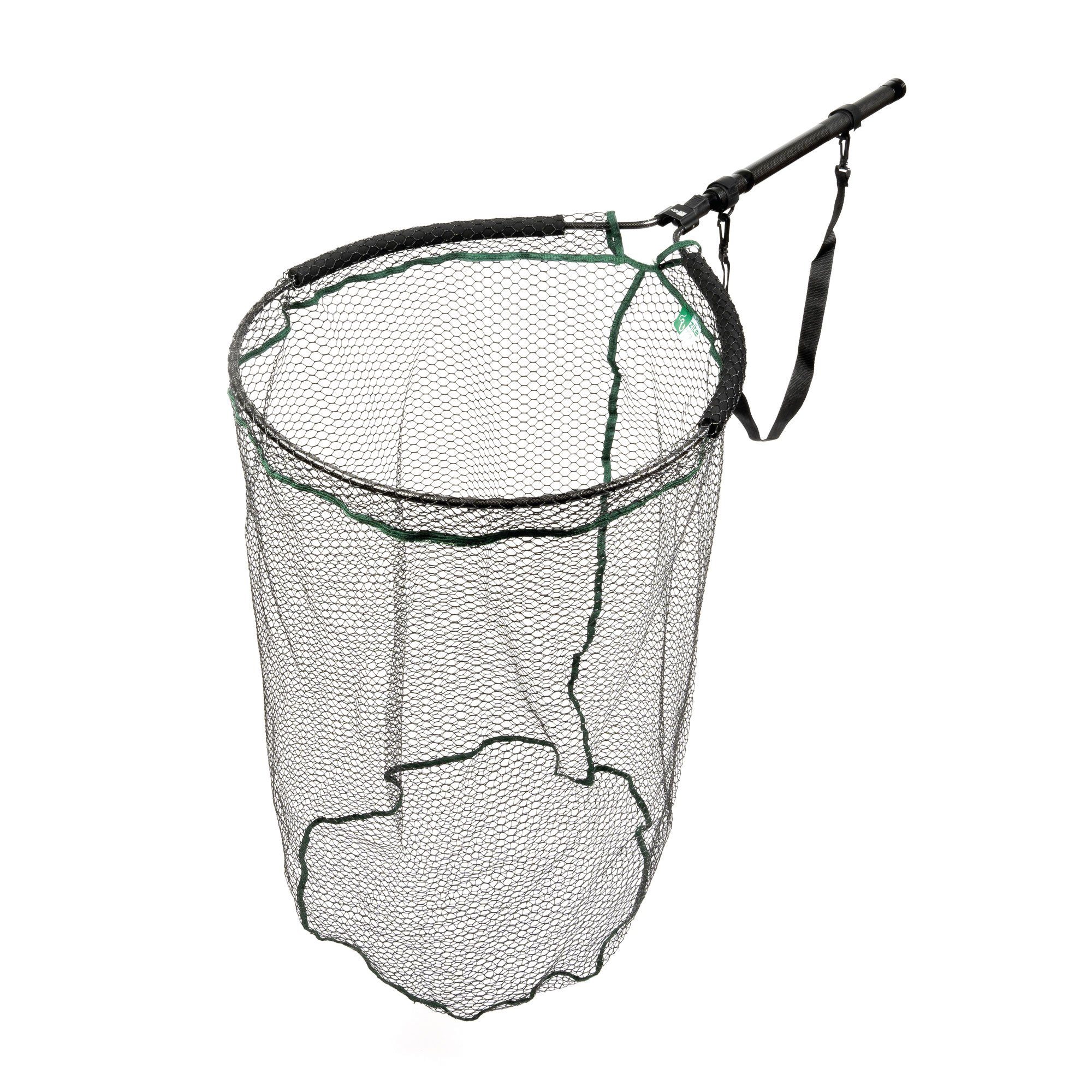 Zite Angelkescher Streetfishing Spinnkescher 370cm Gummiertes Netz & Schwimmfähig