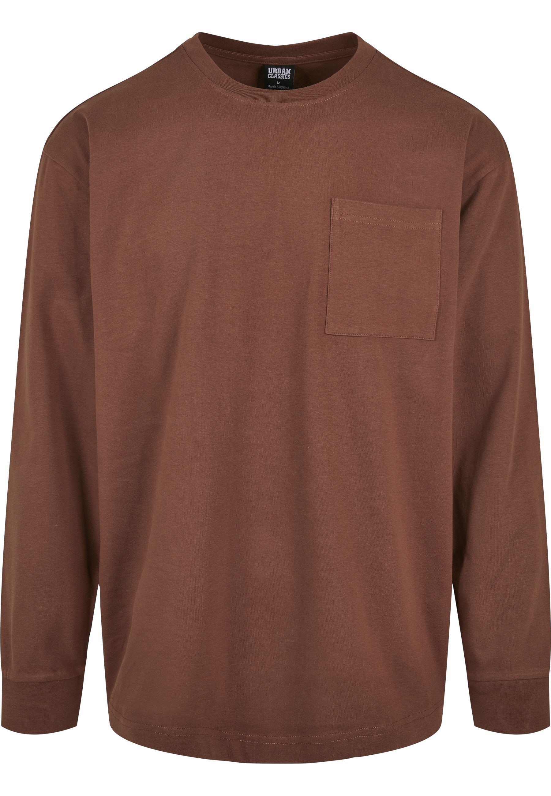 T-Shirt Urban Classics Herren Heavy Oversized Pocket Longsleeve