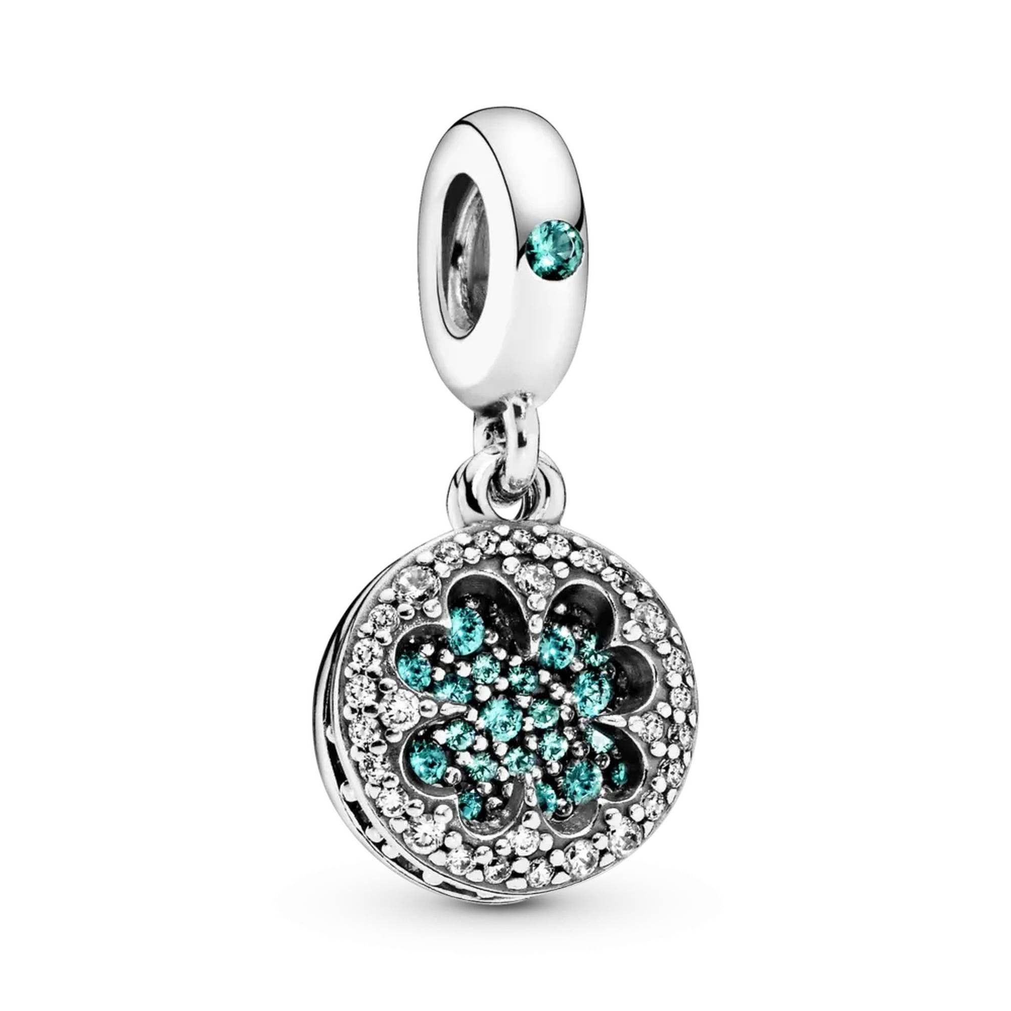 Pandora Charm-Einhänger Vierblättriges Kleeblatt