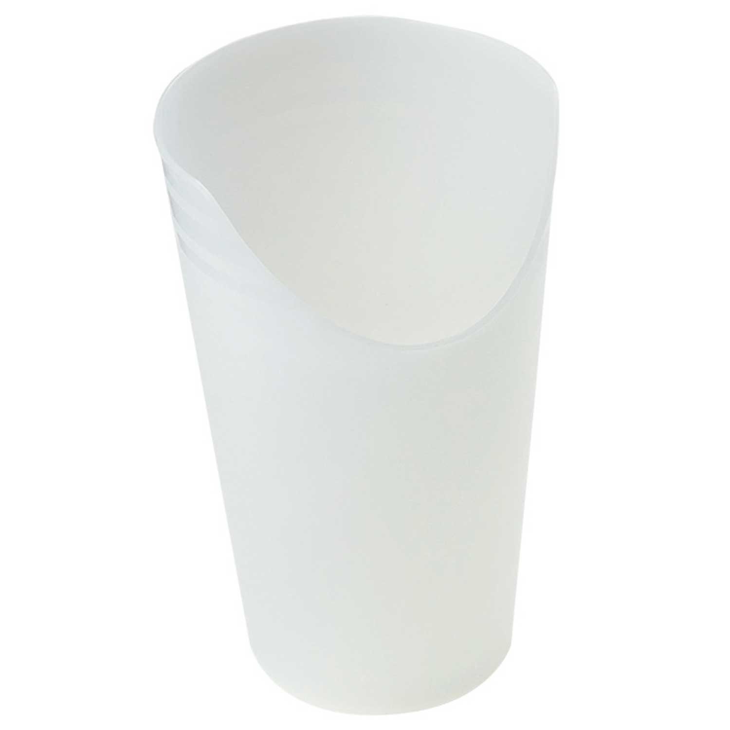 Sundo Homecare Becher Trinkbecher mit Nasenausschnitt Transparent, Kunststoff (PP)