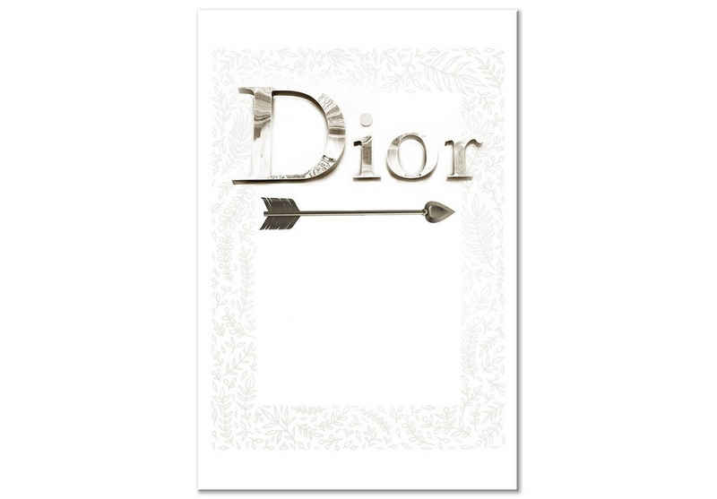 Artgeist Wandbild »Silver Dior (1 Part) Vertical«