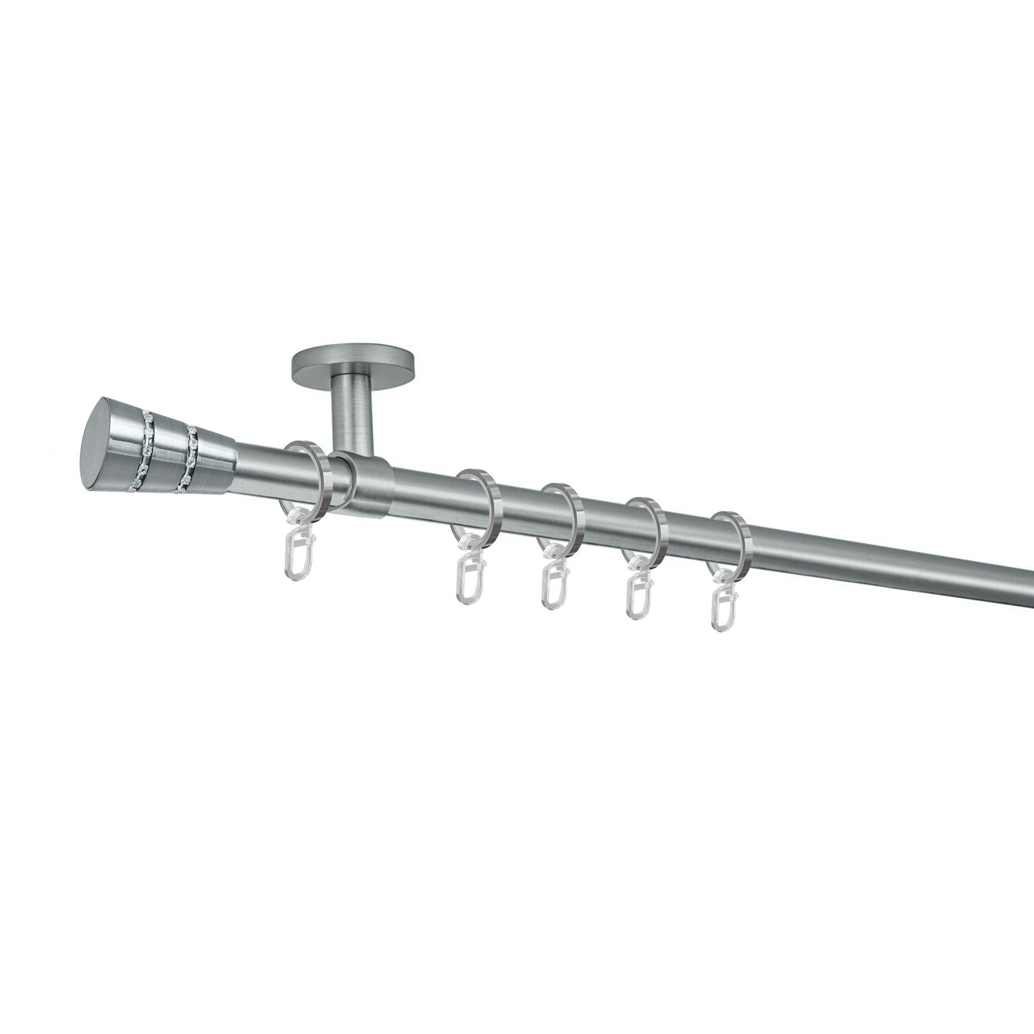 SN DECO GROUP Gardinenstange Rennes, Ø 19 mm, 1-läufig, fixmaß, Verschraubt günstig online kaufen