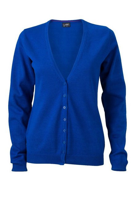 James & Nicholson Cardigan JN 660 Damen V-Neck Cardigan Leichte Strickquali günstig online kaufen