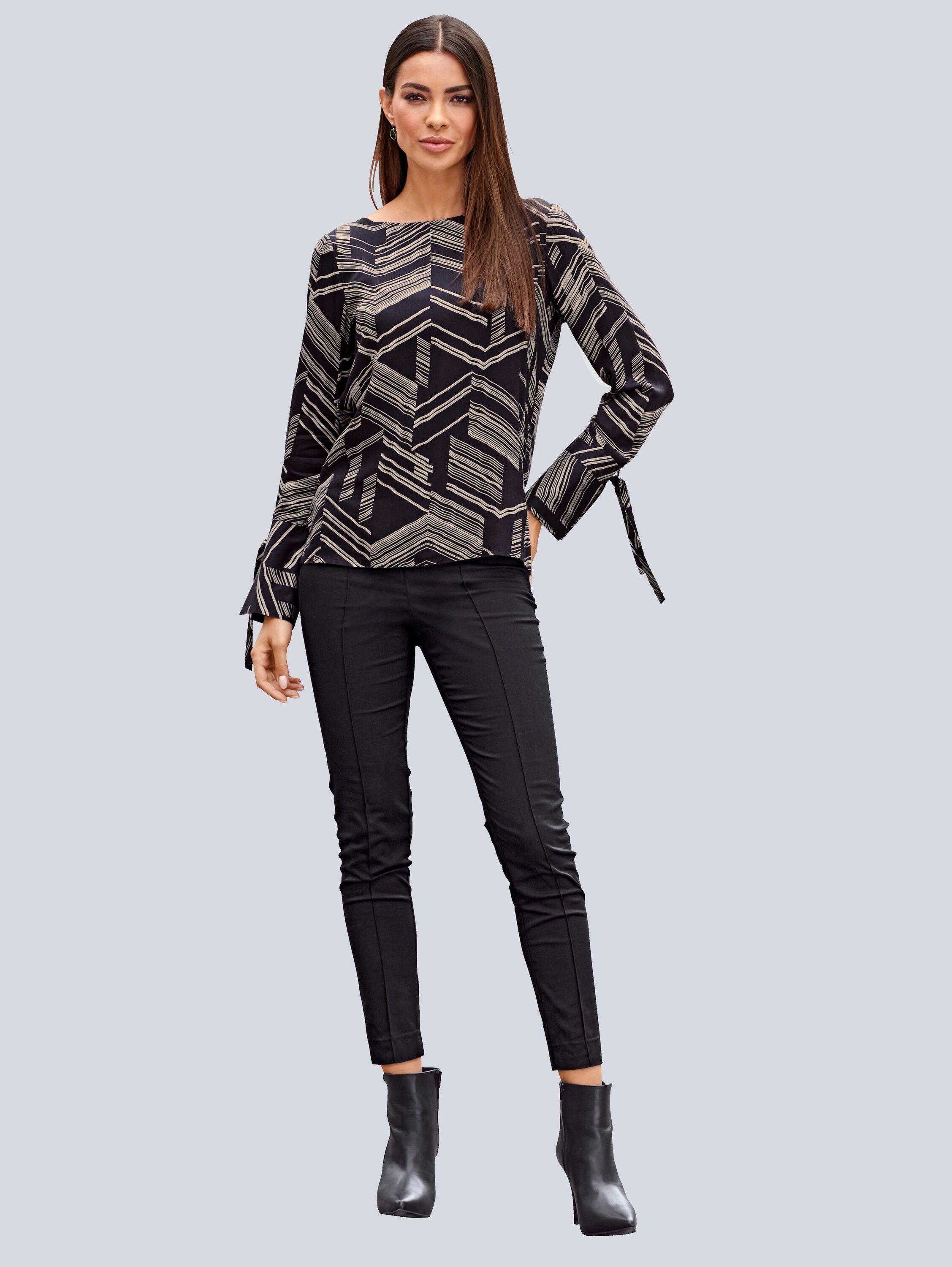 Alba Moda Tunika Tunika mit grafischem Druck