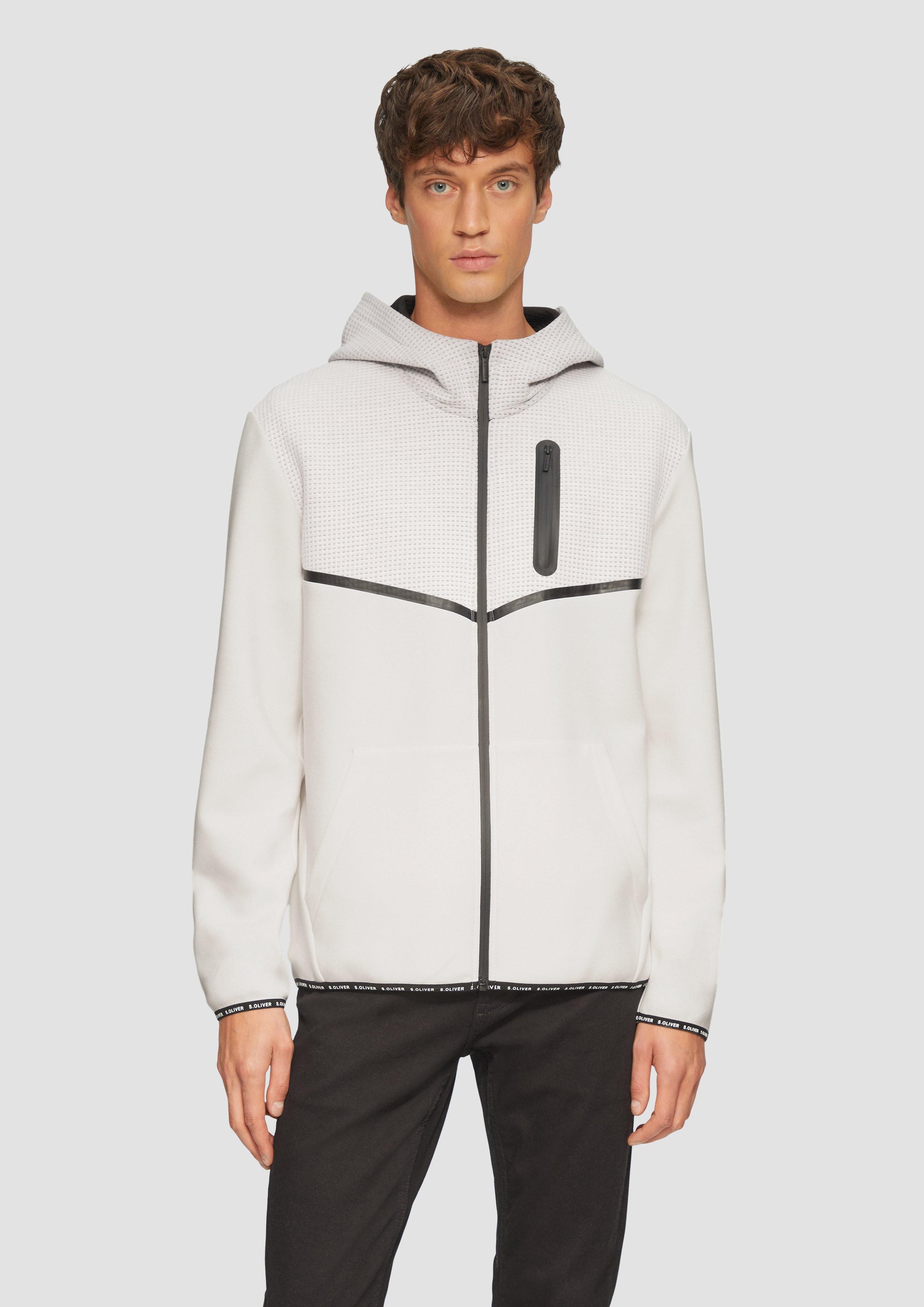 s.Oliver Allwetterjacke Sportive Jacke im Fabricmix günstig online kaufen