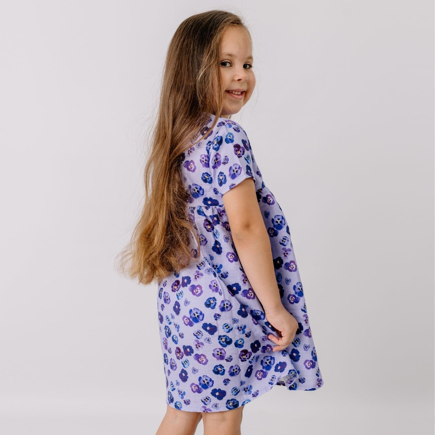 Walkiddy Sommerkleid Walkiddy Veilchen Kinder Bio Baumwolle GOTS Lila - Bio Baumwolle,GOTS, Kinderbekleidung,nachhaltige Klamotten