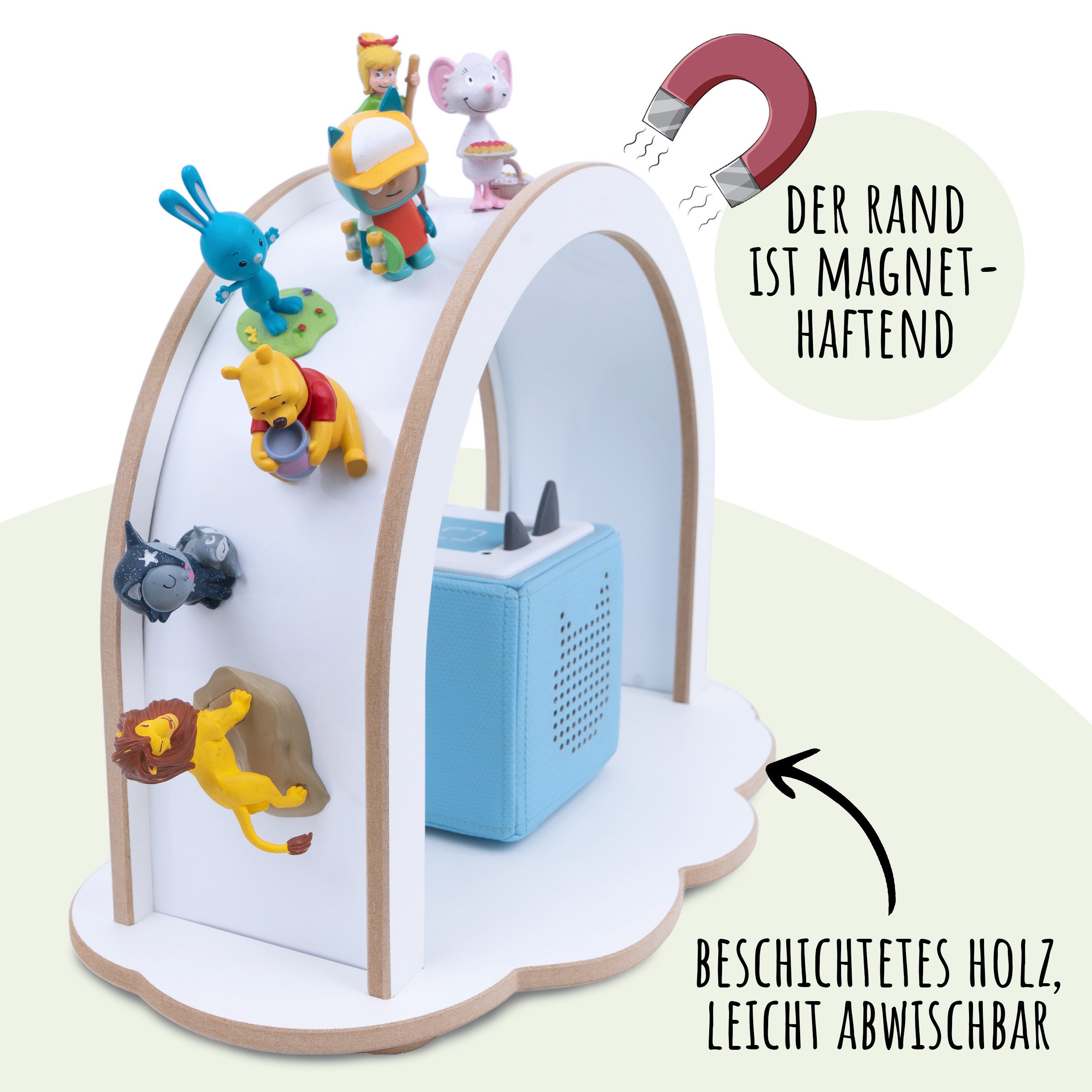 Holzura Kinderregal Das neue Tonie-Standregal – liebevoll gestaltet & prakt günstig online kaufen