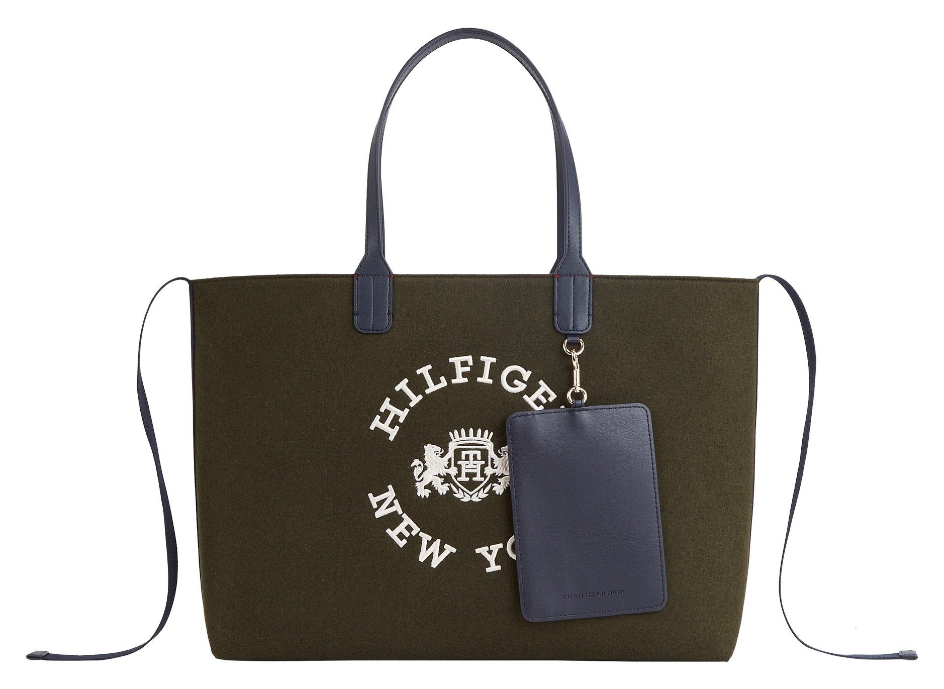 Tommy Hilfiger Shopper ICONIC TOMMY TOTE WOOL LOGO, schönes Geschenkset