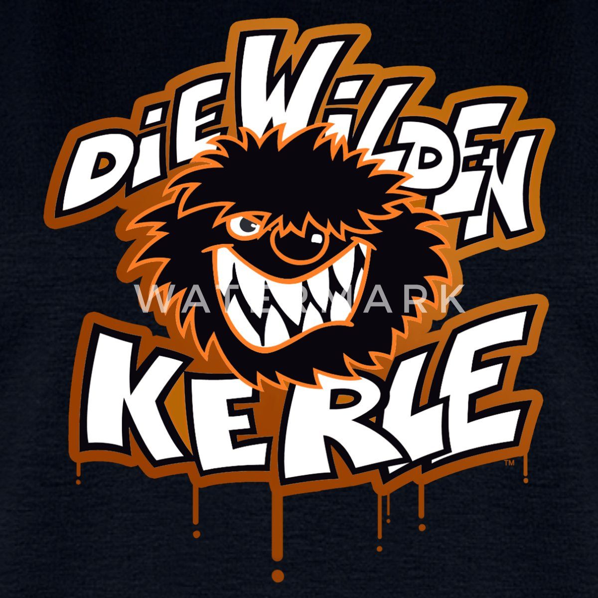 Spreadshirt T-Shirt Die Wilden Kerle Logo Tropfen Graffiti Frauen Premium T günstig online kaufen