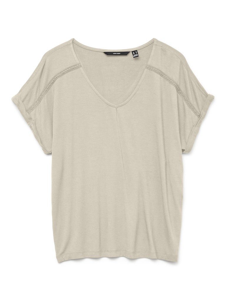 Vero Moda Blusentop VMVANESSA SS V-NECK günstig online kaufen